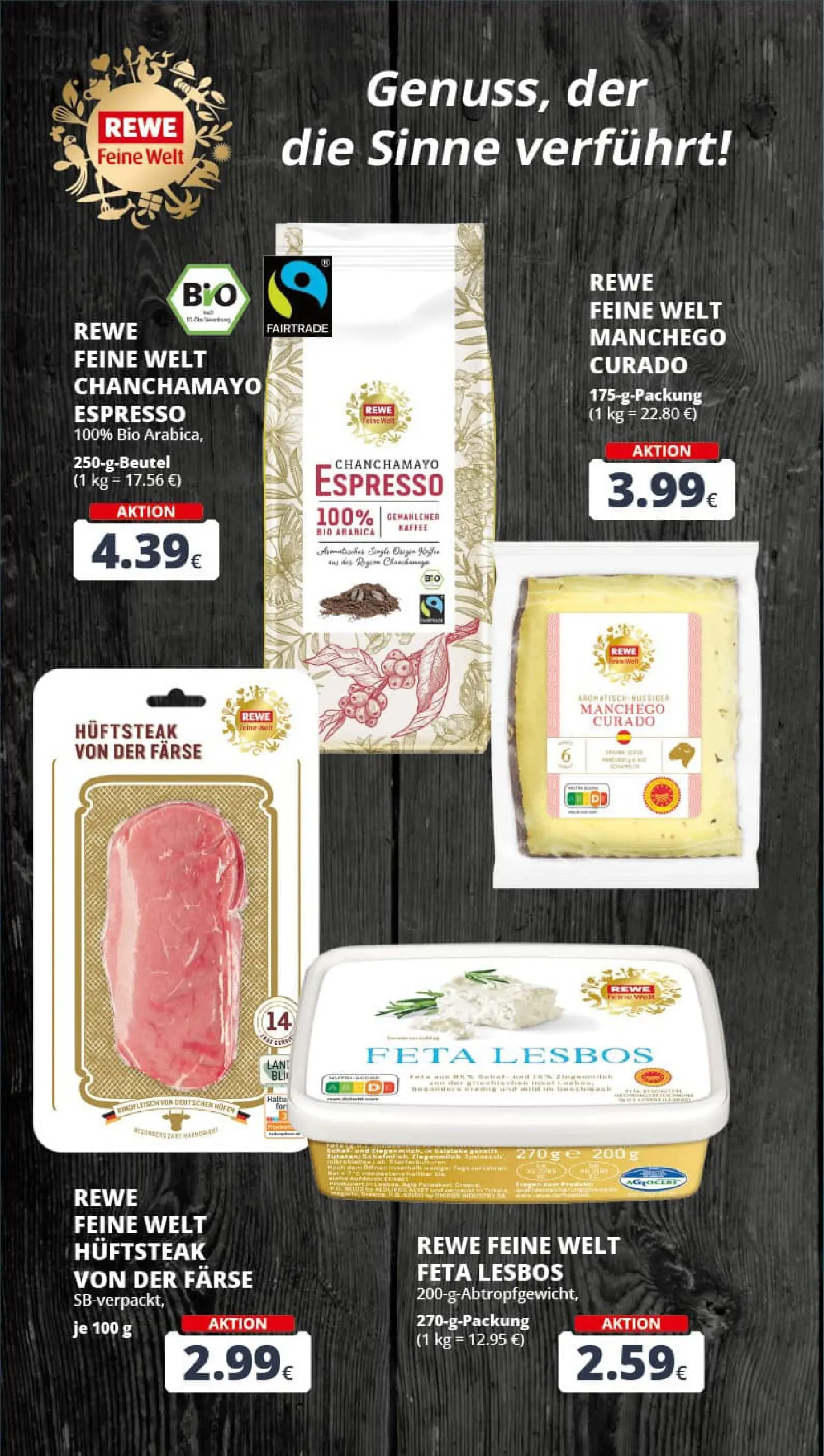 REWE Prospekt ab 01.12.2025 zum Blättern » Angebote | Seite: 24 | Produkte: Feta, Steak