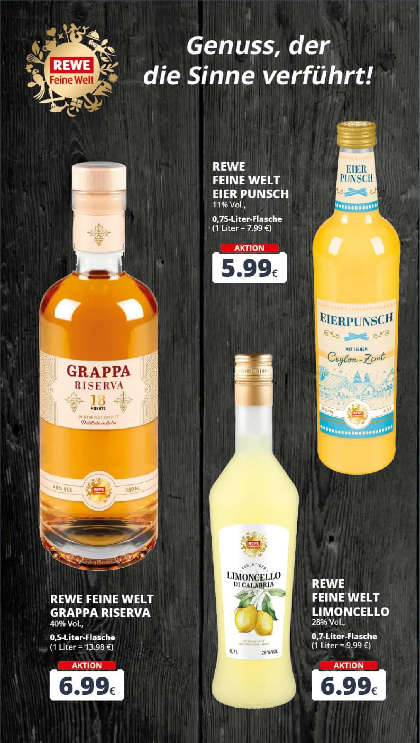 REWE Prospekt ab 01.12.2025 zum Blättern » Angebote | Seite: 25 | Produkte: Eier, Limoncello