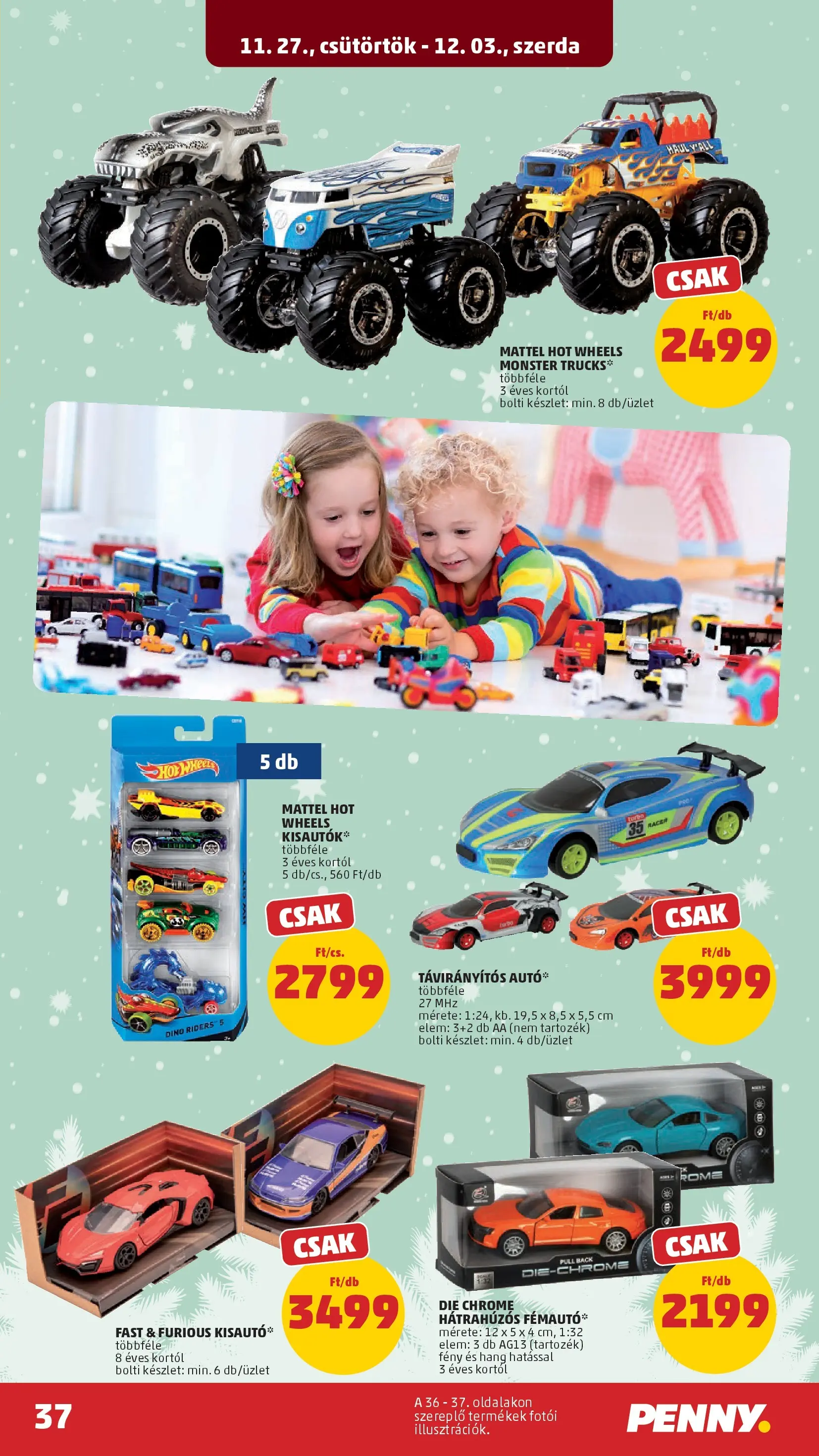 PENNY - Pennymarket újság érvényessége -2025.12.03-ig: 2025.11.26.-tól lapozható | Oldal: 37