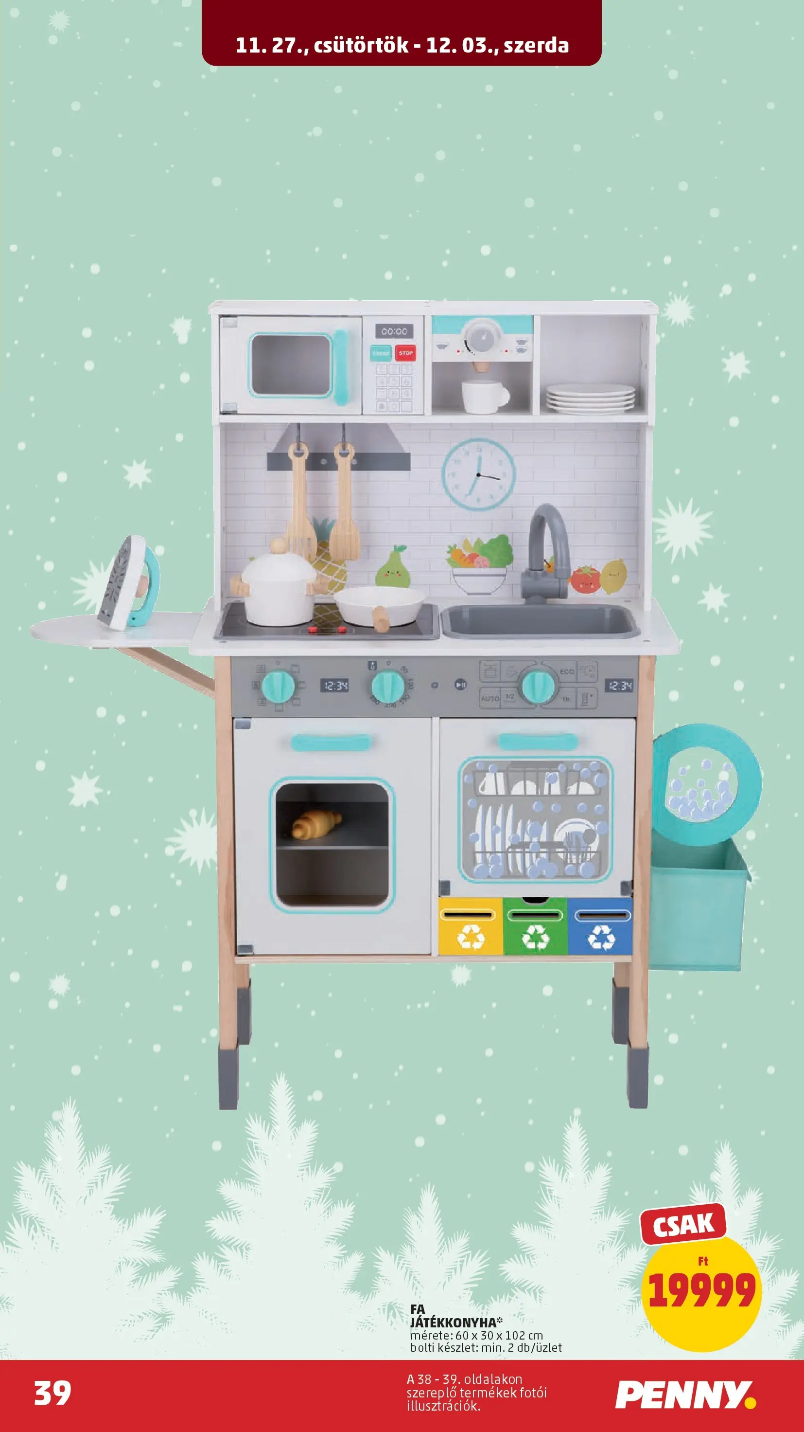 PENNY - Pennymarket újság érvényessége -2025.12.03-ig: 2025.11.26.-tól lapozható | Oldal: 39