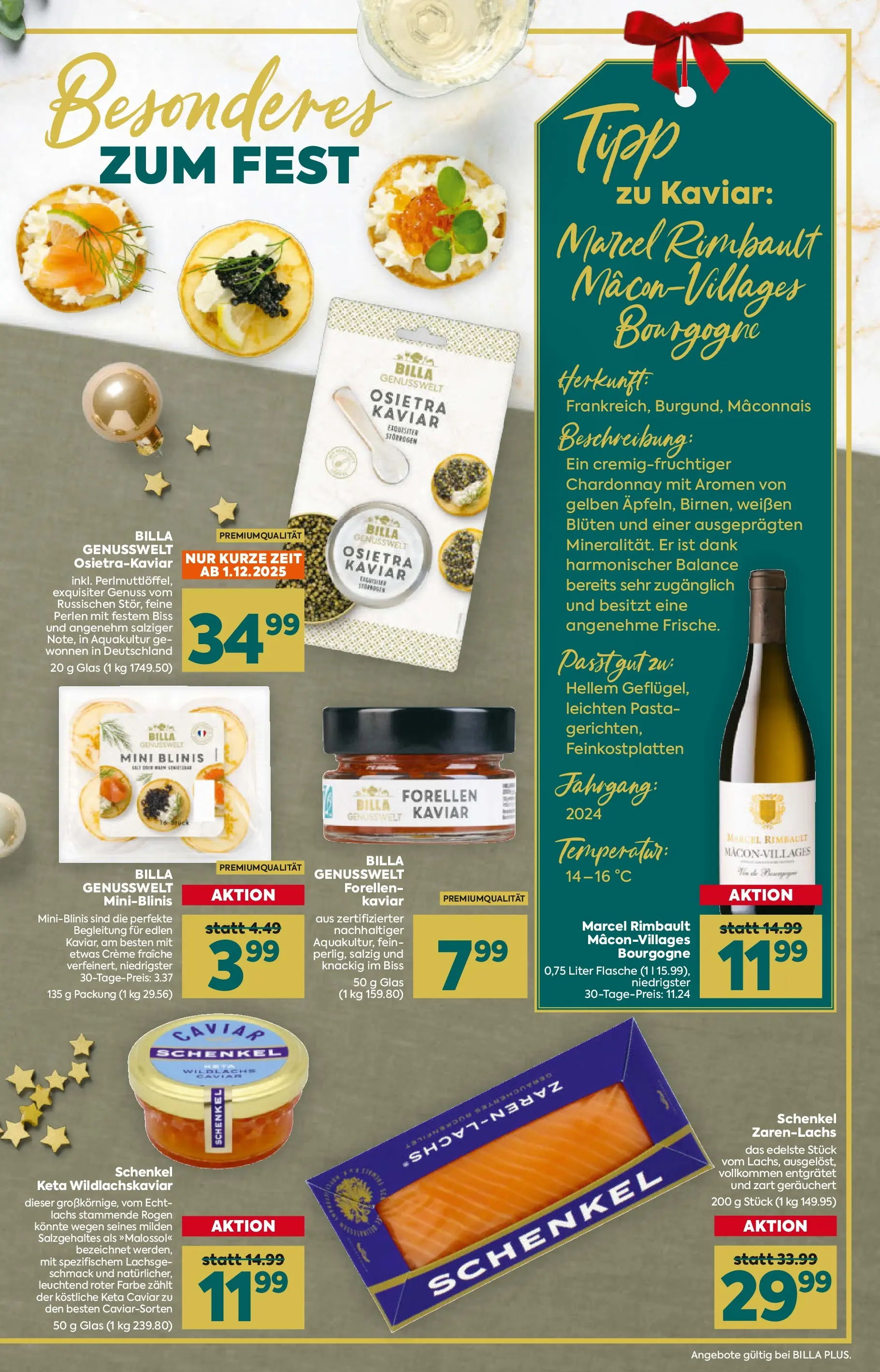 Billa Plus - BILLA PLUS: Festlich genießen von 26.11.2025 - Aktuelle Angebote | Seite: 7 | Produkte: Pasta, Creme