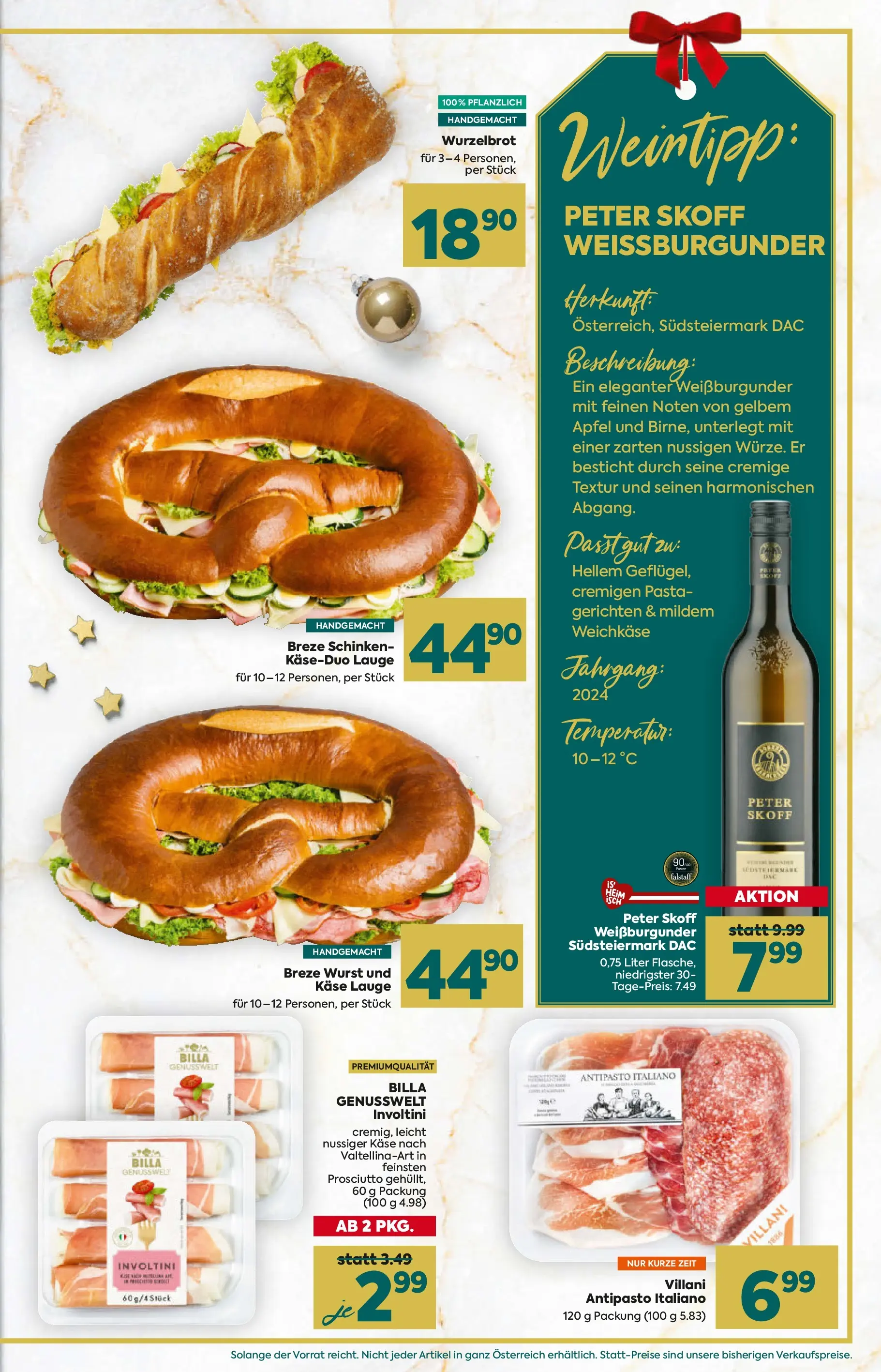 Billa Plus - BILLA PLUS: Festlich genießen von 26.11.2025 - Aktuelle Angebote | Seite: 13 | Produkte: Pasta, Wurst, Käse, Äpfel