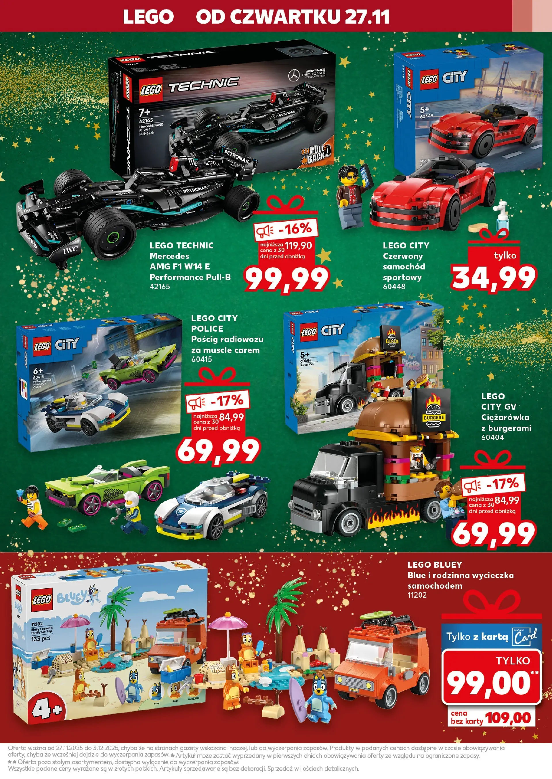 Kaufland gazetka - Zabawki od 27.11.2025 - od jutra PDF | Strona: 3 | Produkty: Karta, Lego