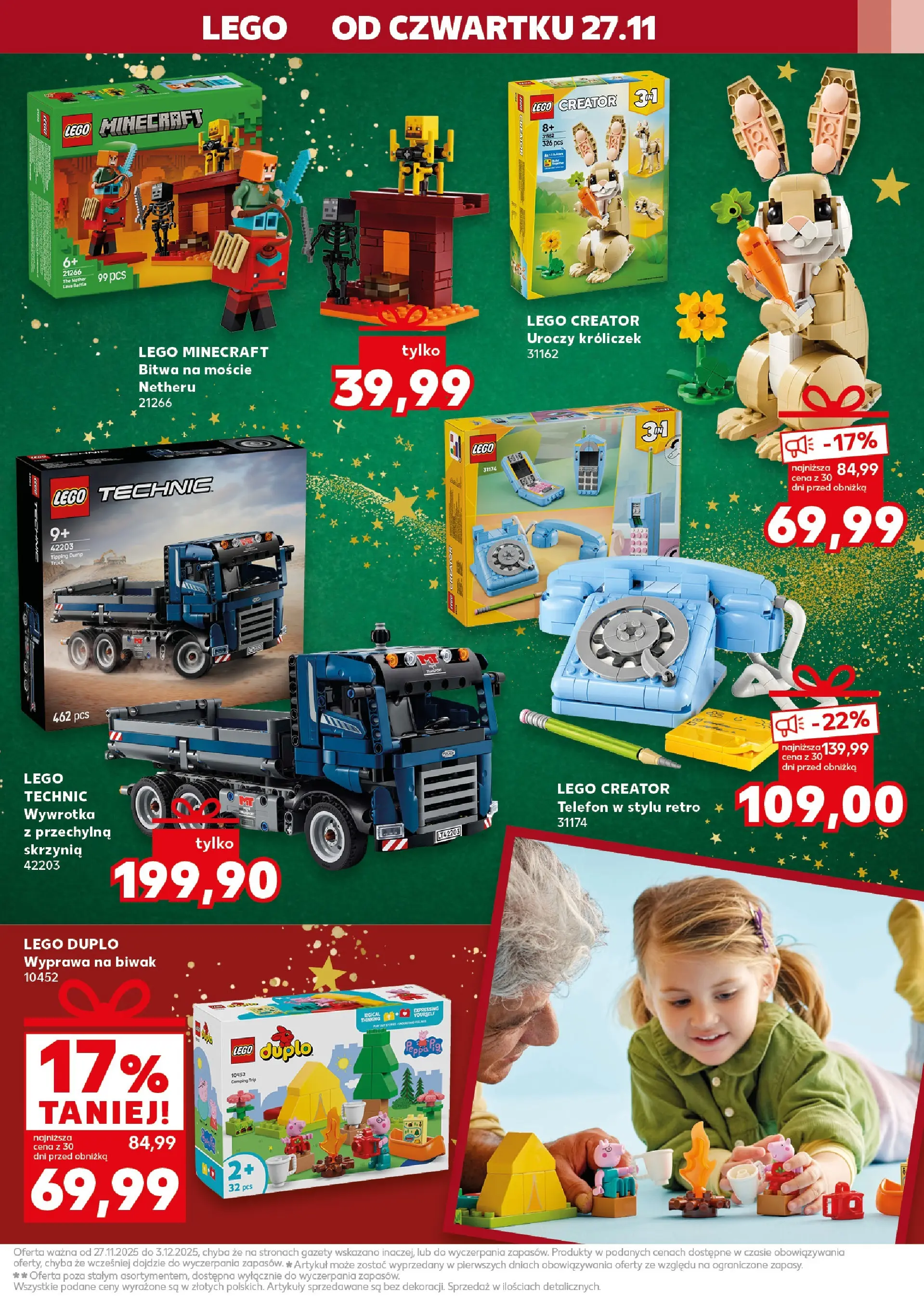 Kaufland gazetka - Zabawki od 27.11.2025 - od jutra PDF | Strona: 5 | Produkty: Telefon, Lego