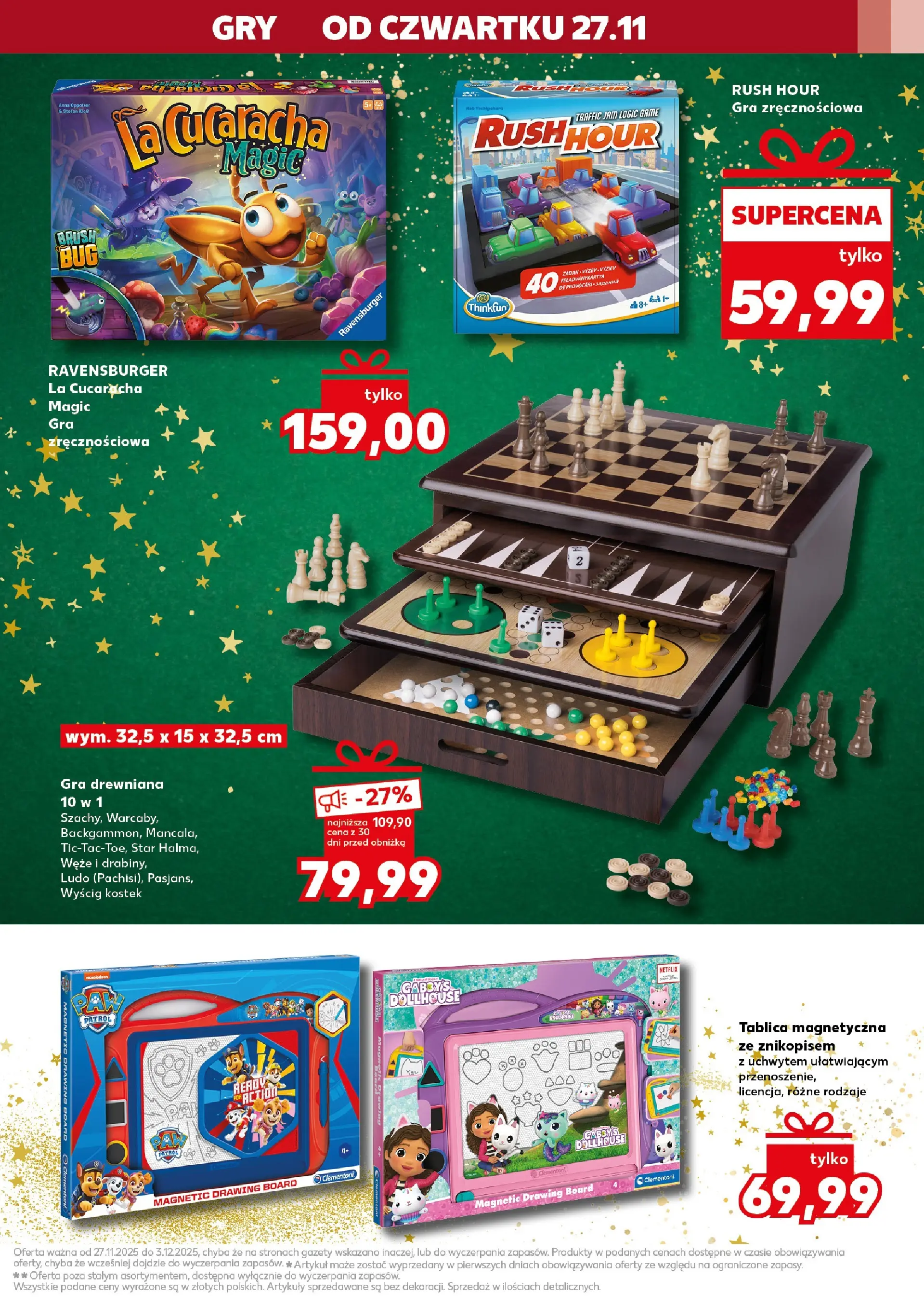Kaufland gazetka - Zabawki od 27.11.2025 - od jutra PDF | Strona: 33 | Produkty: Magnetic, Gra