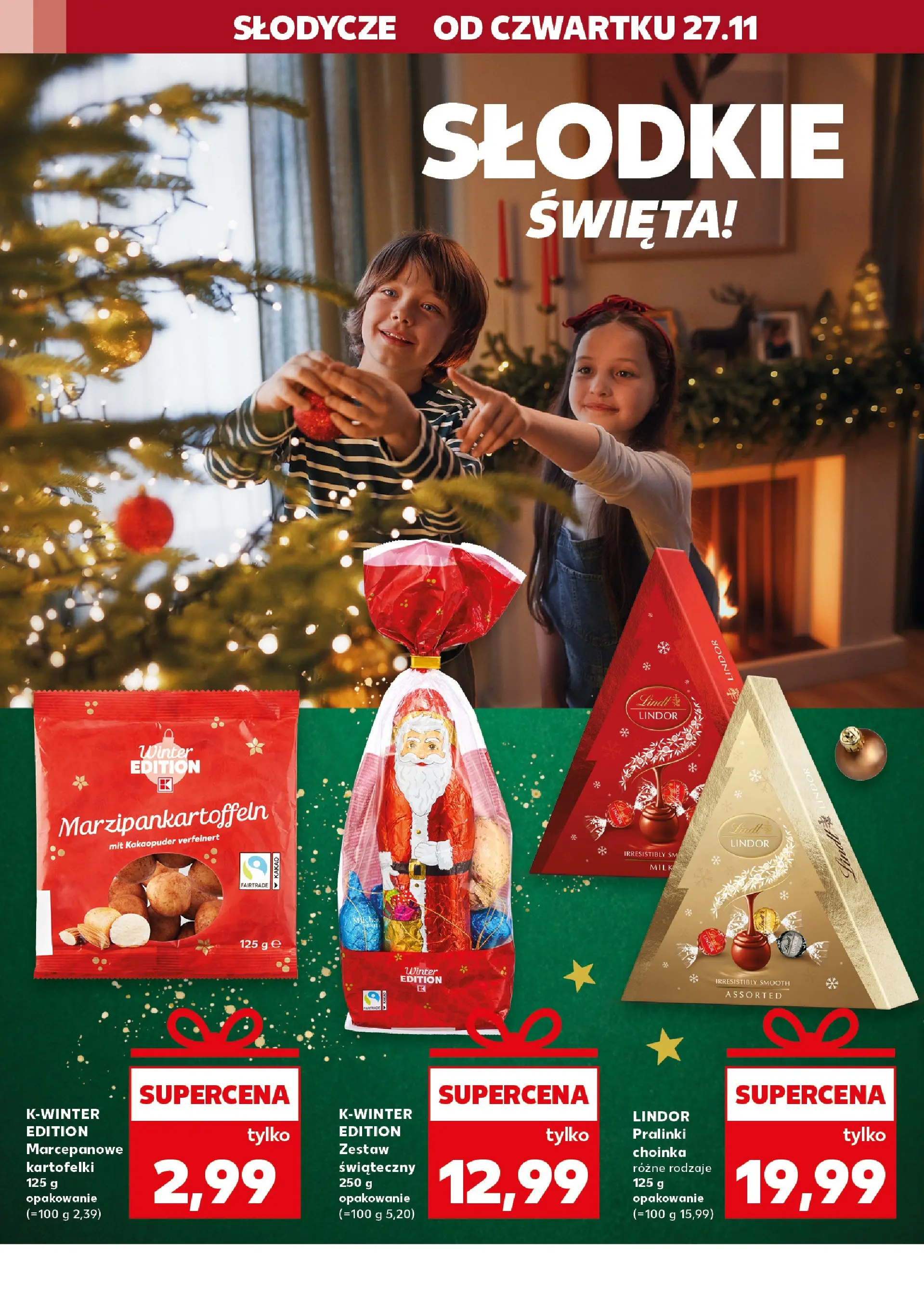 Kaufland gazetka - Zabawki od 27.11.2025 - od jutra PDF | Strona: 46 | Produkty: Słodycze, Choinka, Kakao