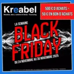 KREABEL Black Friday - au 30.11.2025