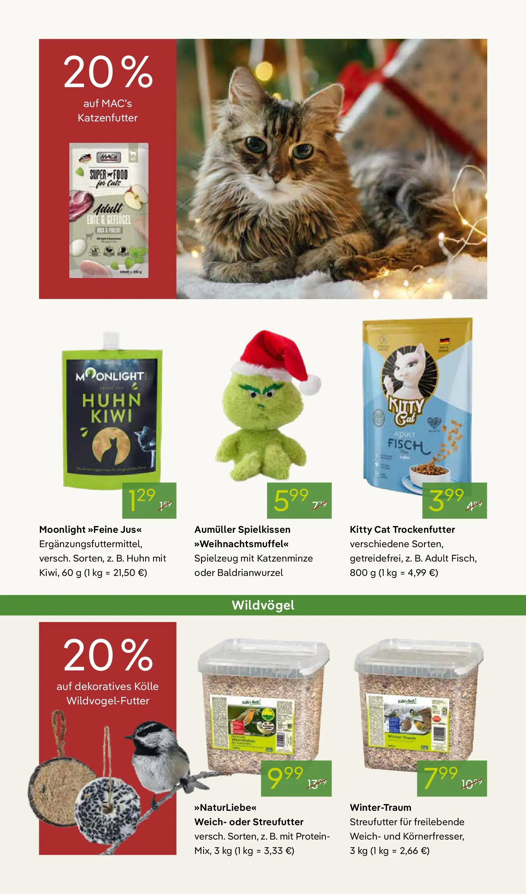 Pflanzen-Kölle - Pflanzen-Kölle: Großer Weihnachtsbaumverkauf (ab 30.11.2025) zum Blättern | Seite: 9 | Produkte: Katzenfutter, Fisch, Kiwi