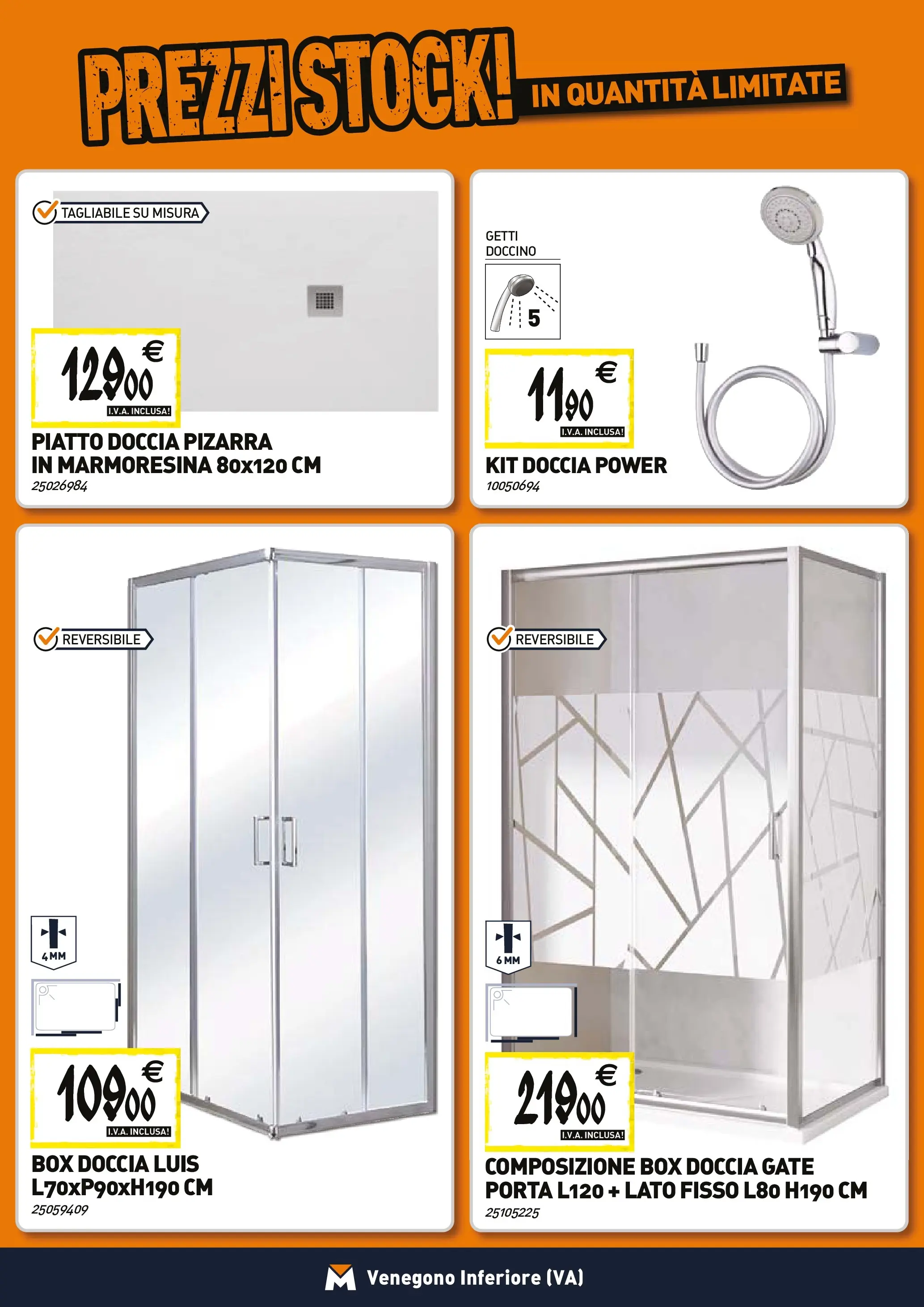 Nuovo TECNOMAT - Straordinari prezzi stock! dal 27/11/2025 > offerte anteprima 🛍️ | Pagina: 2 | Prodotti: Box doccia, Piatto, Doccia