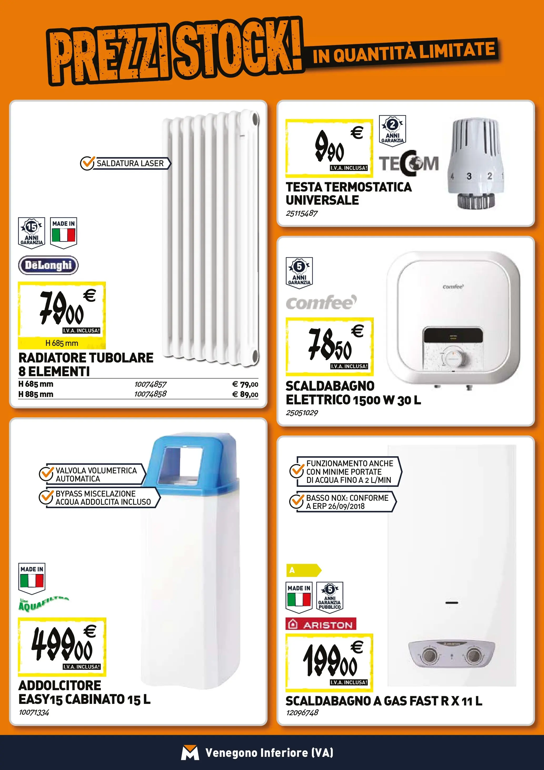 Nuovo TECNOMAT - Straordinari prezzi stock! dal 27/11/2025 > offerte anteprima 🛍️ | Pagina: 5 | Prodotti: Scaldabagno, Acqua