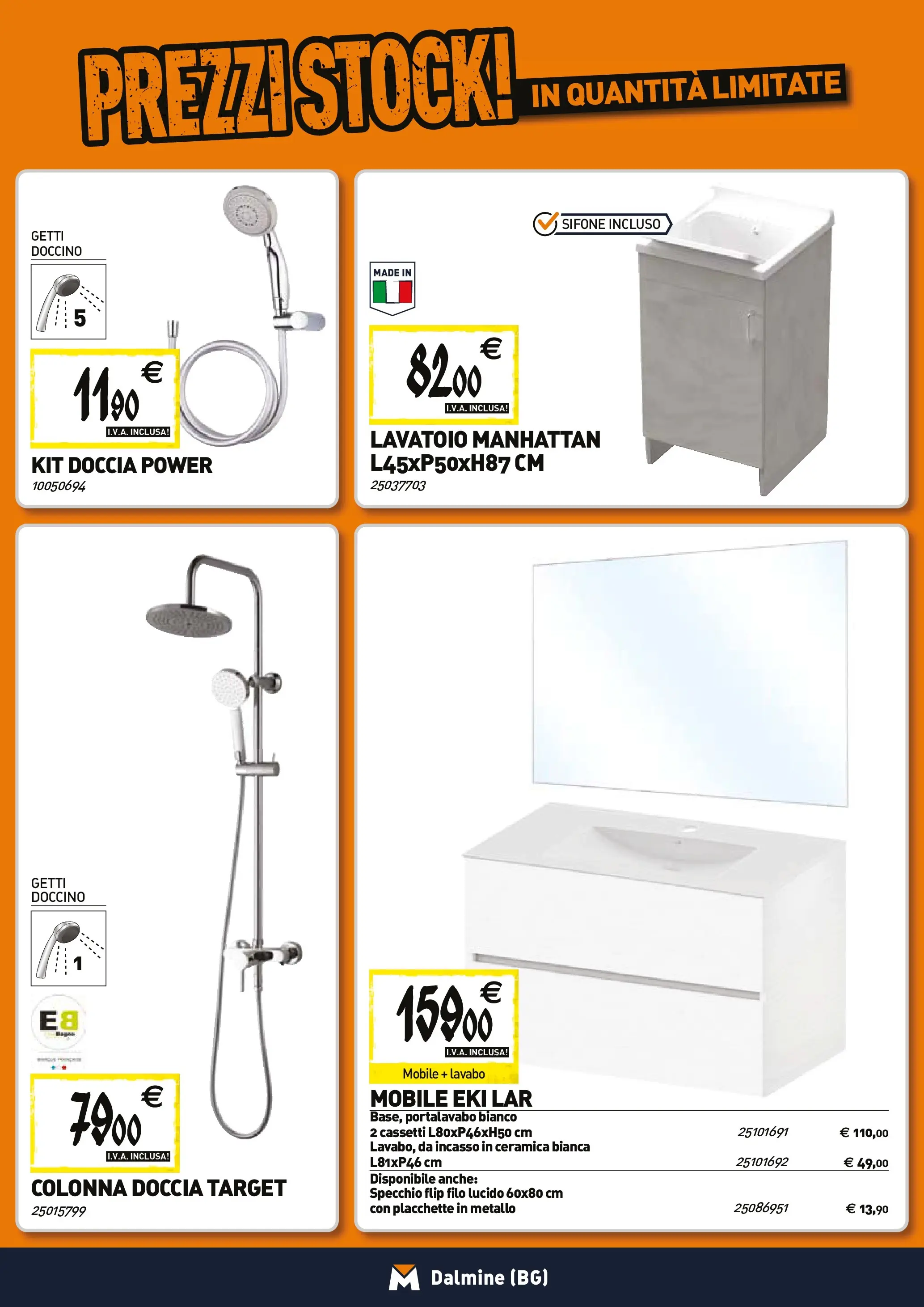 Nuovo TECNOMAT - Straordinari prezzi stock! dal 27/11/2025 > offerte anteprima 🛍️ | Pagina: 3 | Prodotti: Mobile, Doccia, Specchio