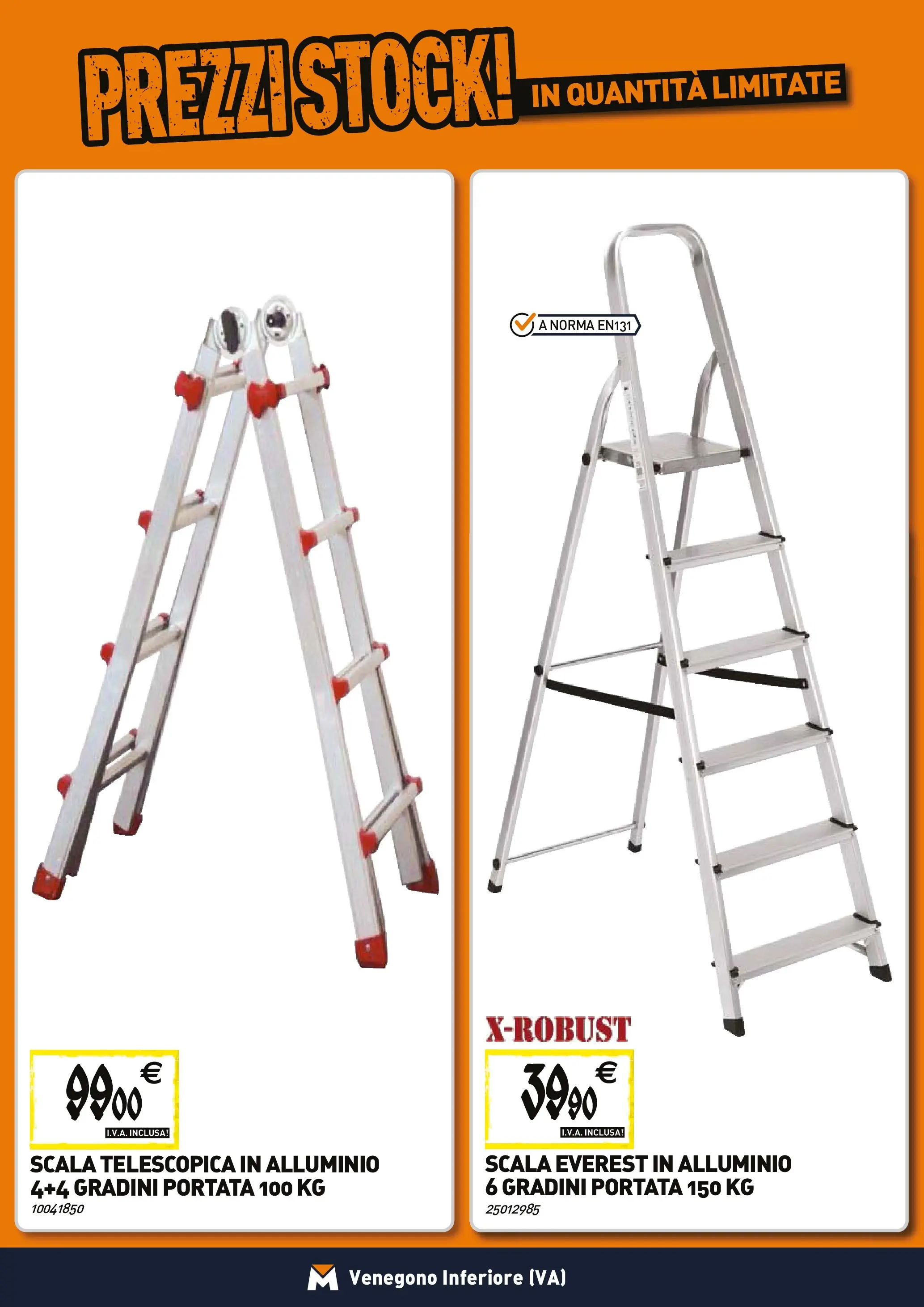 Nuovo TECNOMAT - Straordinari prezzi stock! dal 27/11/2025 > offerte anteprima 🛍️ | Pagina: 19 | Prodotti: Scala, Alluminio