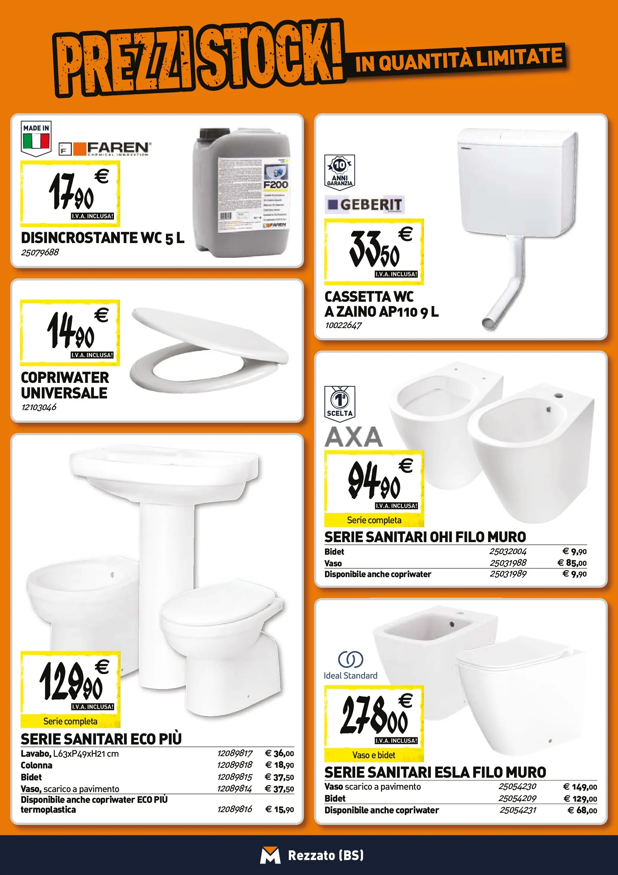 Nuovo TECNOMAT - Straordinari prezzi stock! dal 27/11/2025 > offerte anteprima 🛍️ | Pagina: 5 | Prodotti: Pavimento, Zaino, WC, Vaso