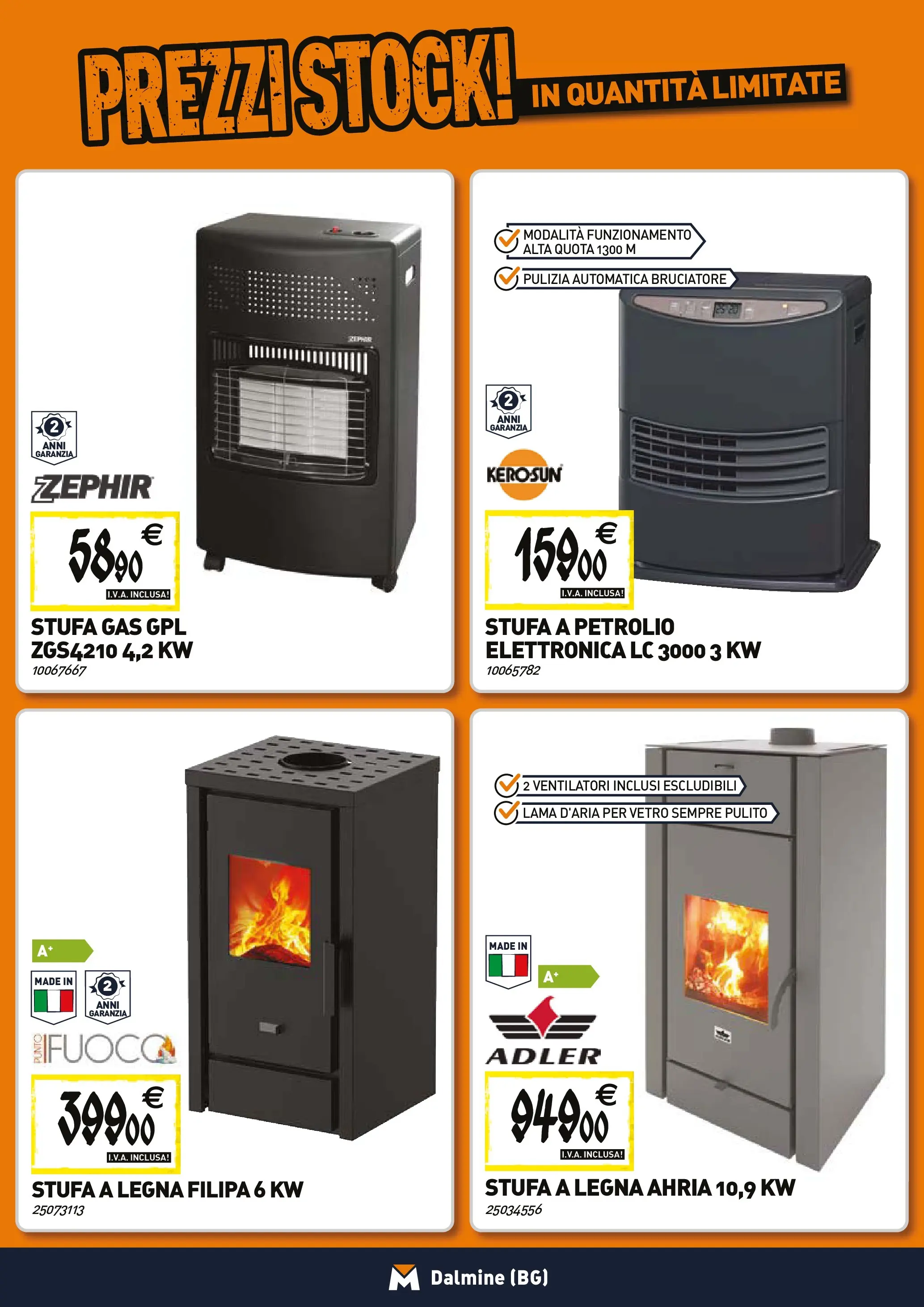 Nuovo TECNOMAT - Straordinari prezzi stock! dal 27/11/2025 > offerte anteprima 🛍️ | Pagina: 8 | Prodotti: Stufa a legna, Stufa