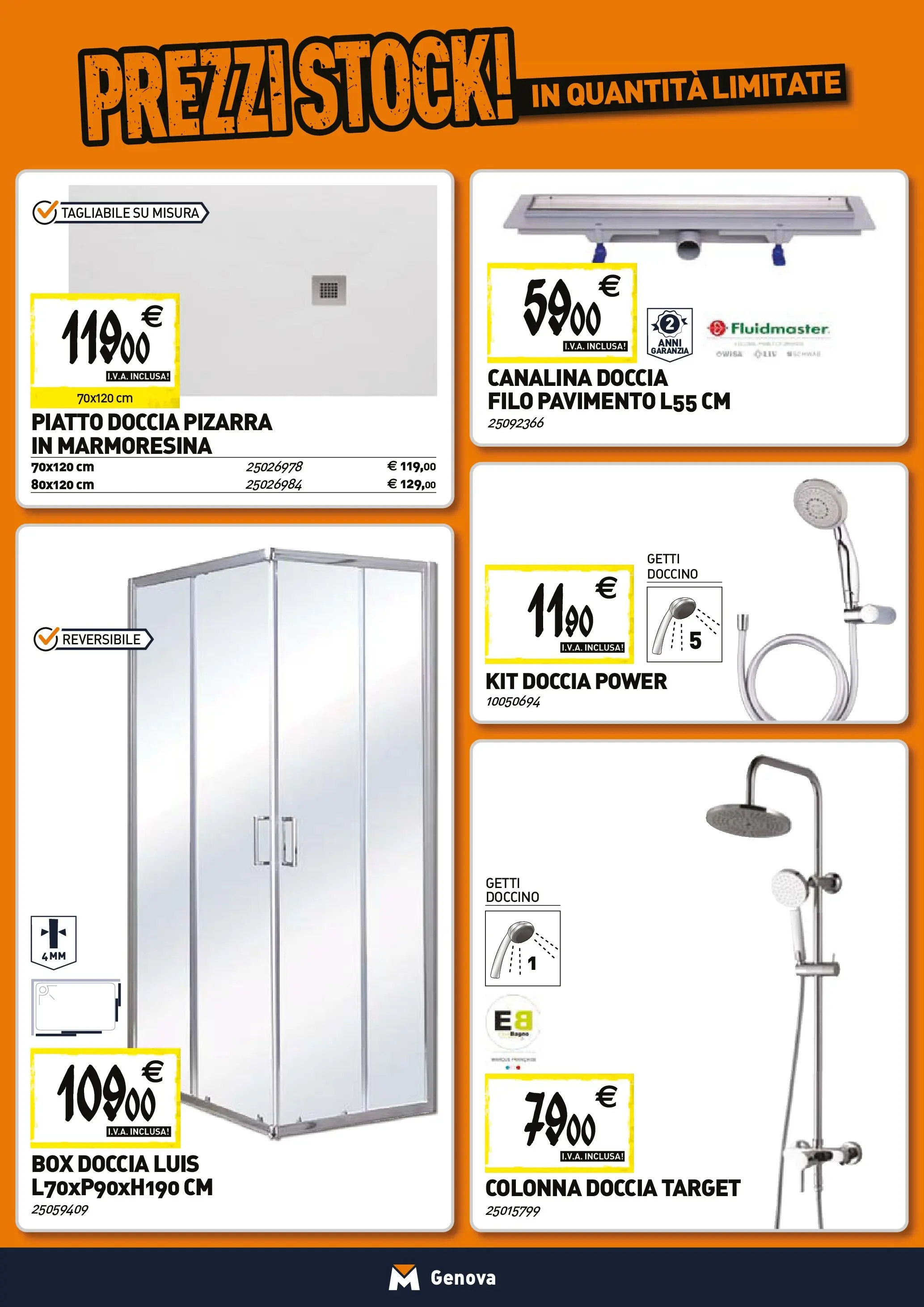 Nuovo TECNOMAT - Straordinari prezzi stock! dal 27/11/2025 > offerte anteprima 🛍️ | Pagina: 2 | Prodotti: Pavimento, Box doccia, Piatto, Doccia