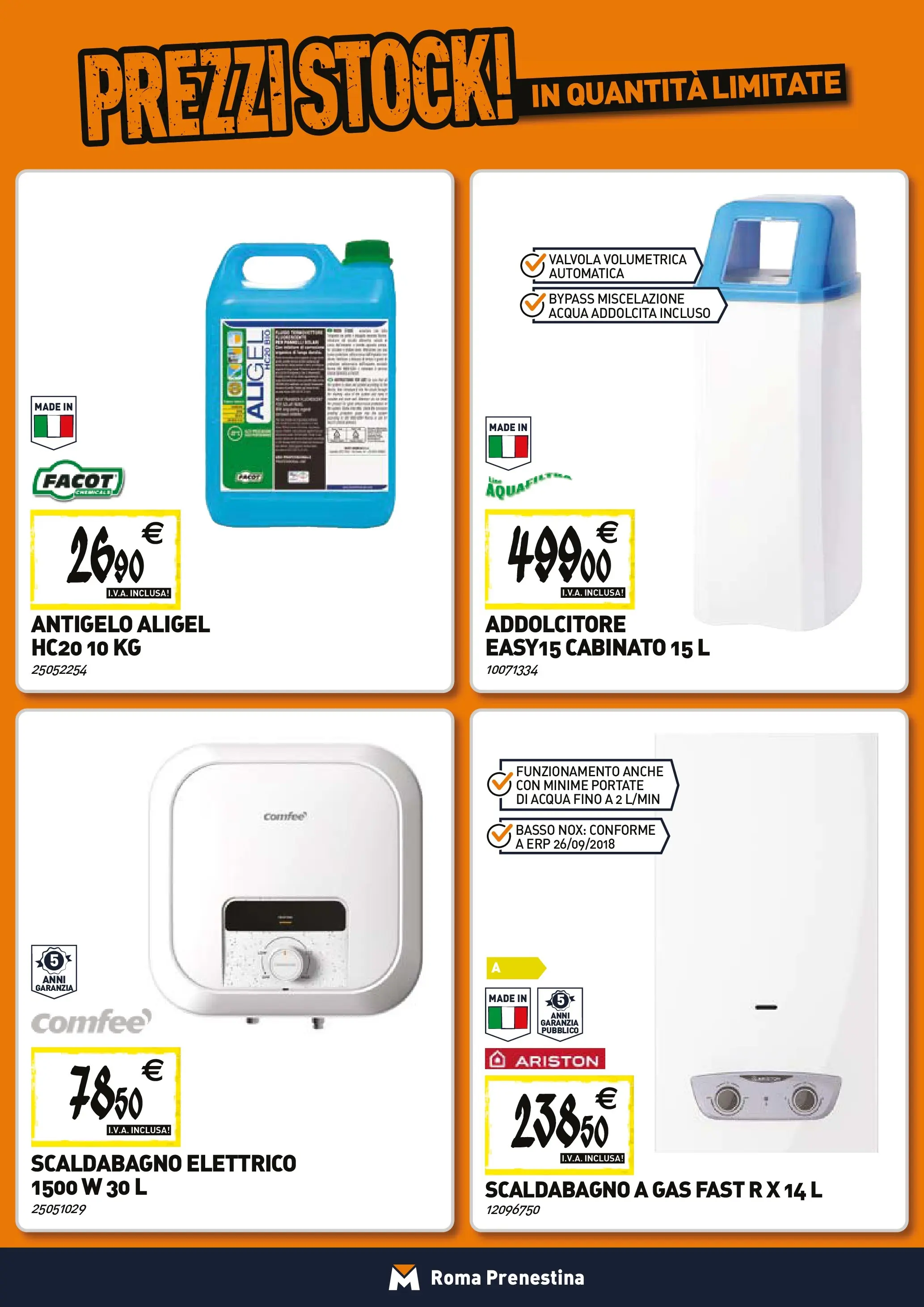 Nuovo TECNOMAT - Straordinari prezzi stock! dal 27/11/2025 > offerte anteprima 🛍️ | Pagina: 7 | Prodotti: Scaldabagno, Acqua