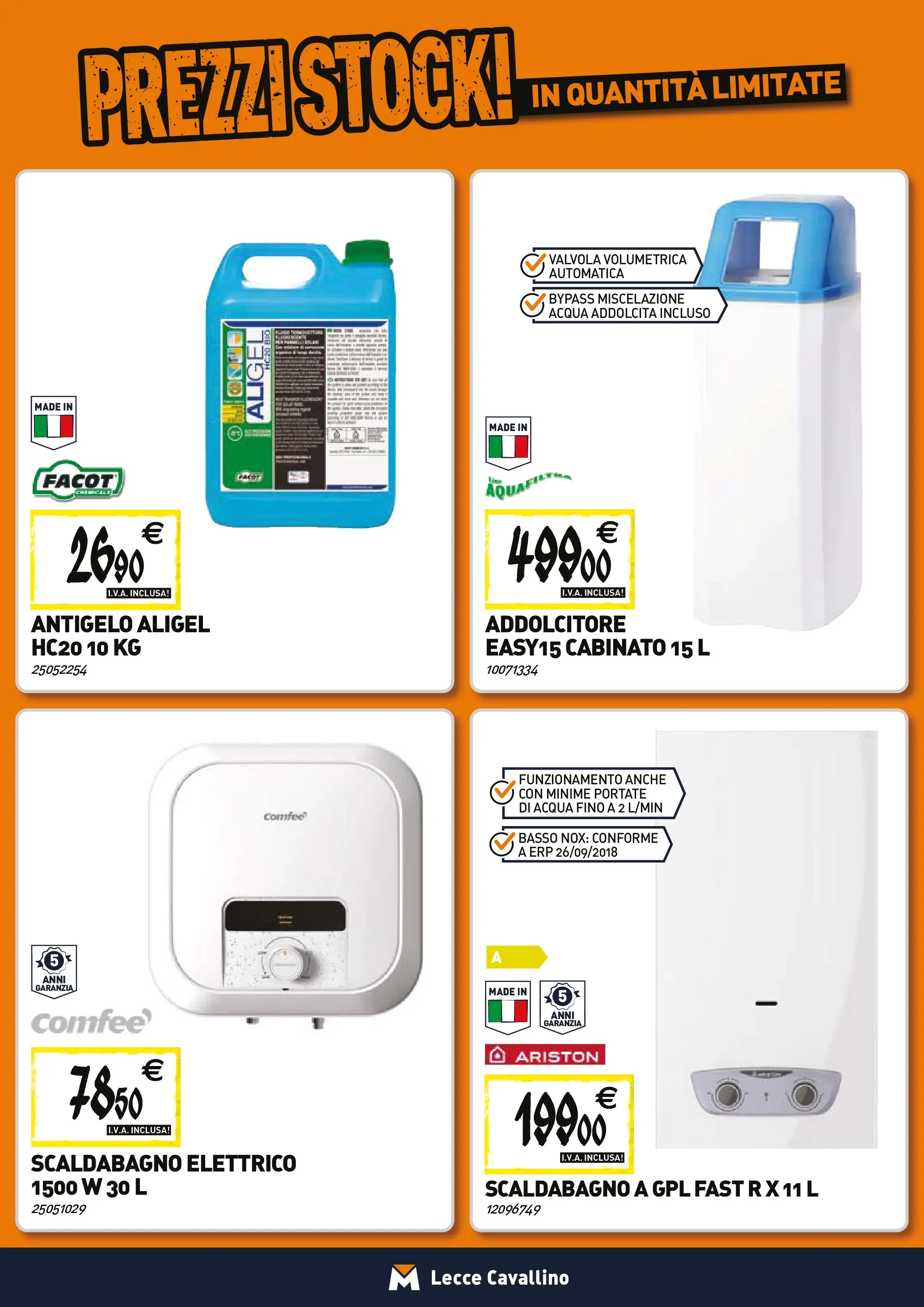 Nuovo TECNOMAT - Straordinari prezzi stock! dal 27/11/2025 > offerte anteprima 🛍️ | Pagina: 7 | Prodotti: Scaldabagno, Acqua