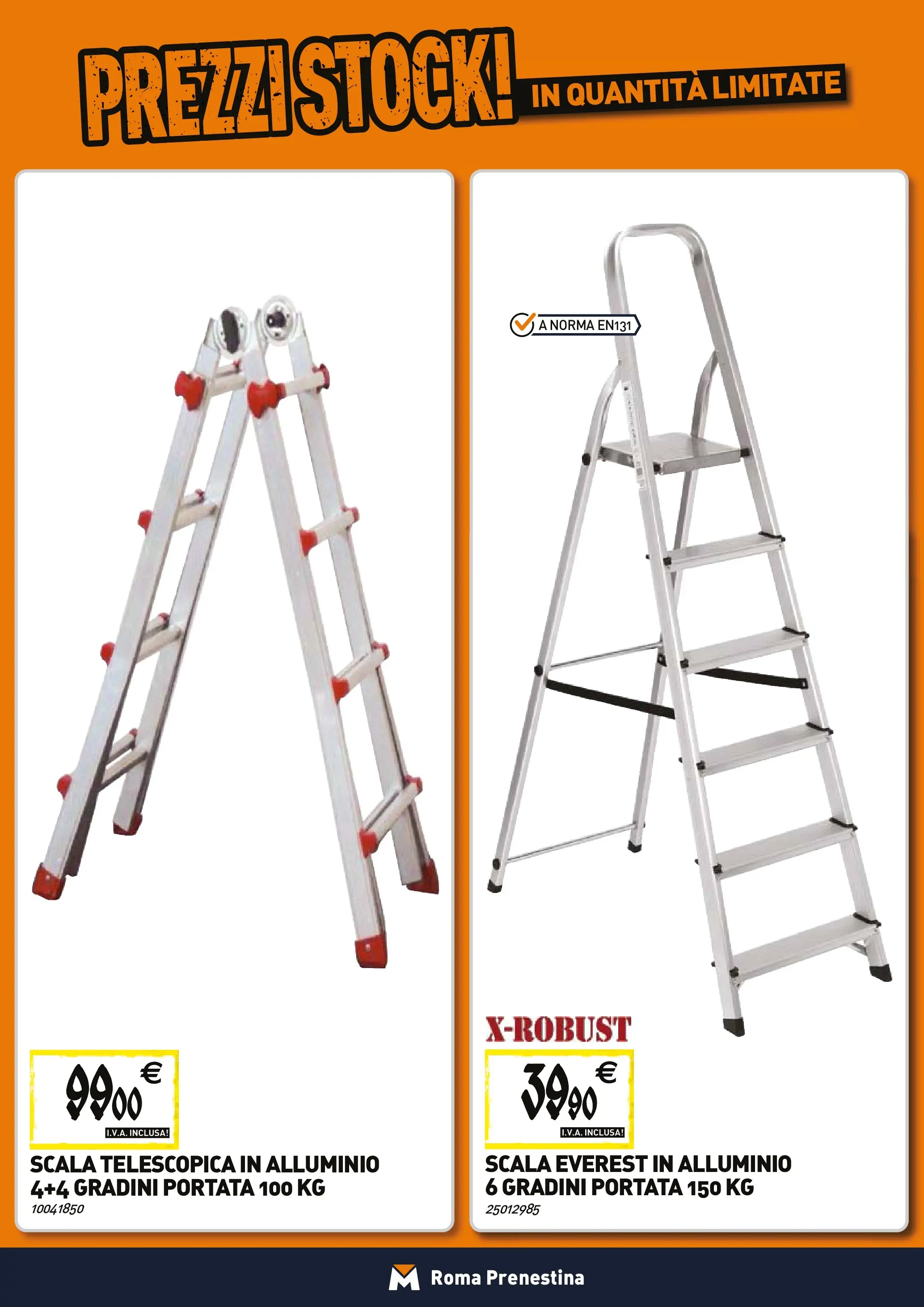 Nuovo TECNOMAT - Straordinari prezzi stock! dal 27/11/2025 > offerte anteprima 🛍️ | Pagina: 22 | Prodotti: Scala, Alluminio