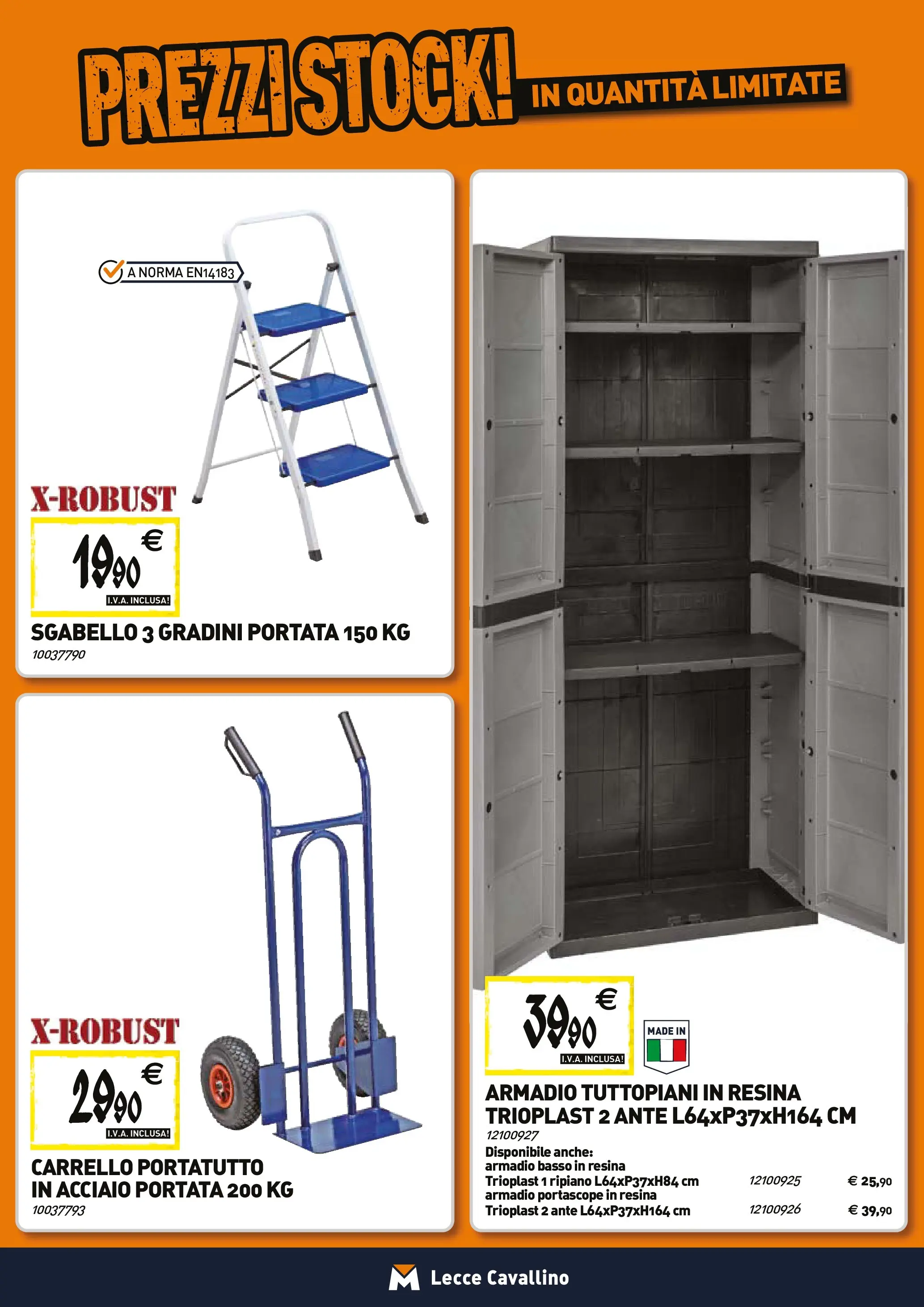 Nuovo TECNOMAT - Straordinari prezzi stock! dal 27/11/2025 > offerte anteprima 🛍️ | Pagina: 23 | Prodotti: Ripiano, Carrello, Sgabello, Armadio