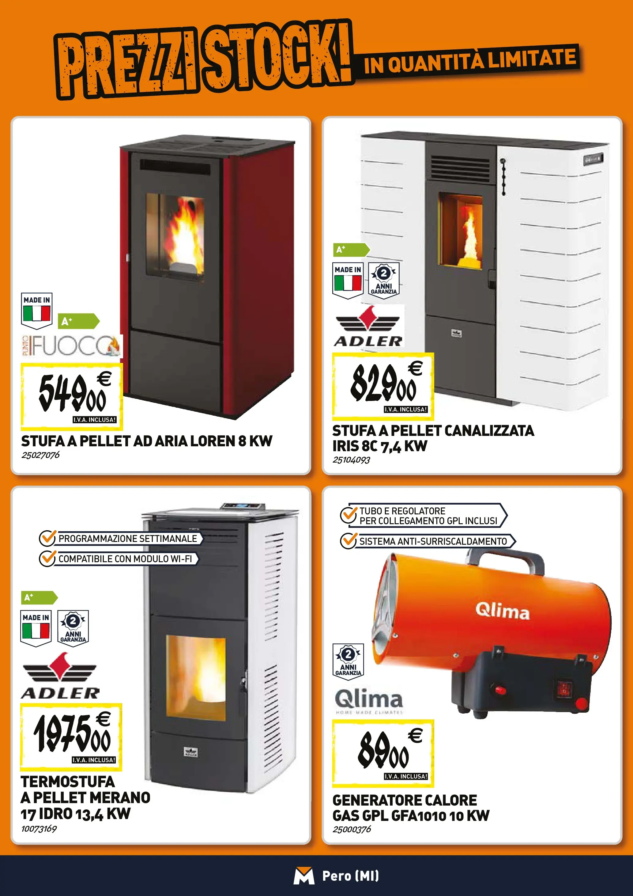 Nuovo TECNOMAT - Straordinari prezzi stock! dal 27/11/2025 > offerte anteprima 🛍️ | Pagina: 10 | Prodotti: Pellet, Stufa a pellet, Stufa, Tubo