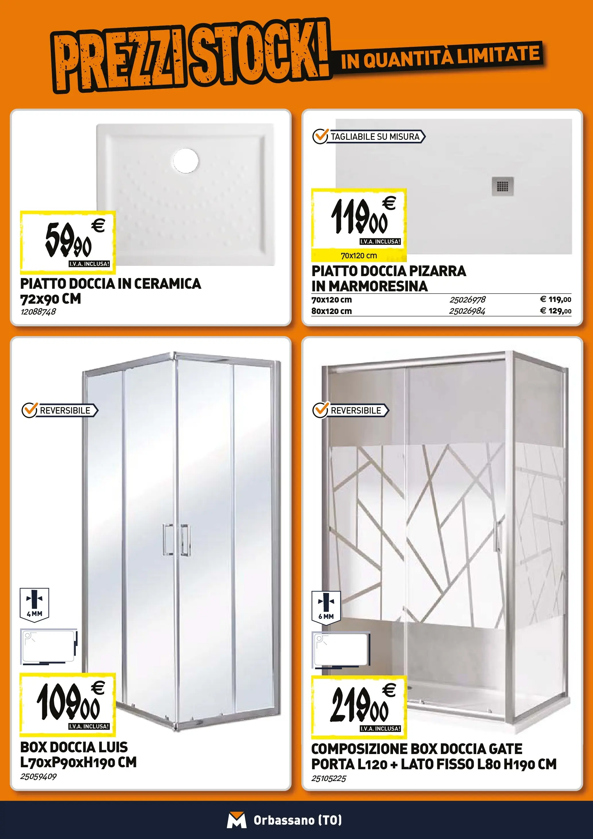 Nuovo TECNOMAT - Straordinari prezzi stock! dal 27/11/2025 > offerte anteprima 🛍️ | Pagina: 2 | Prodotti: Box doccia, Piatto, Doccia