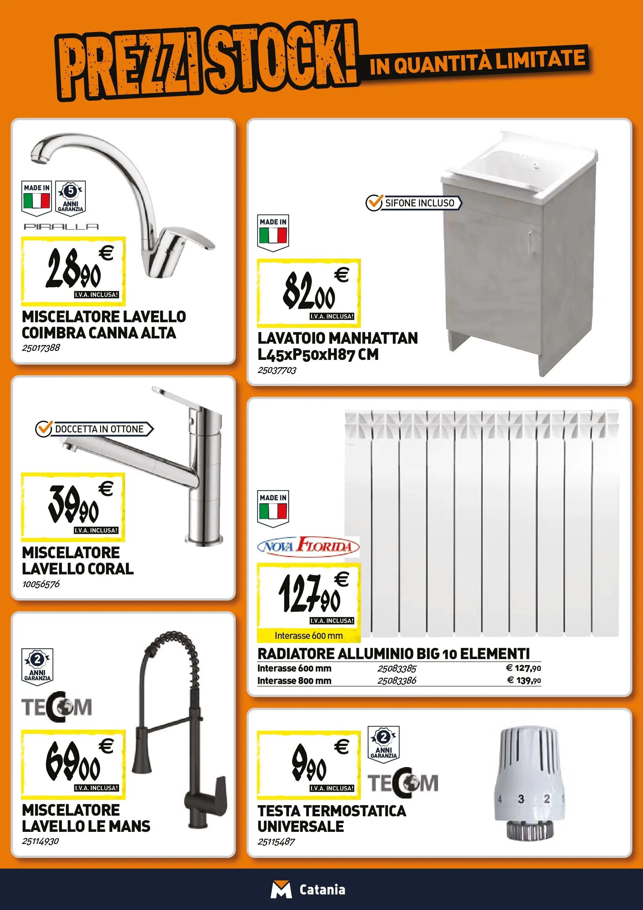 Nuovo TECNOMAT - Straordinari prezzi stock! dal 27/11/2025 > offerte anteprima 🛍️ | Pagina: 5 | Prodotti: Lavello, Miscelatore, Alluminio