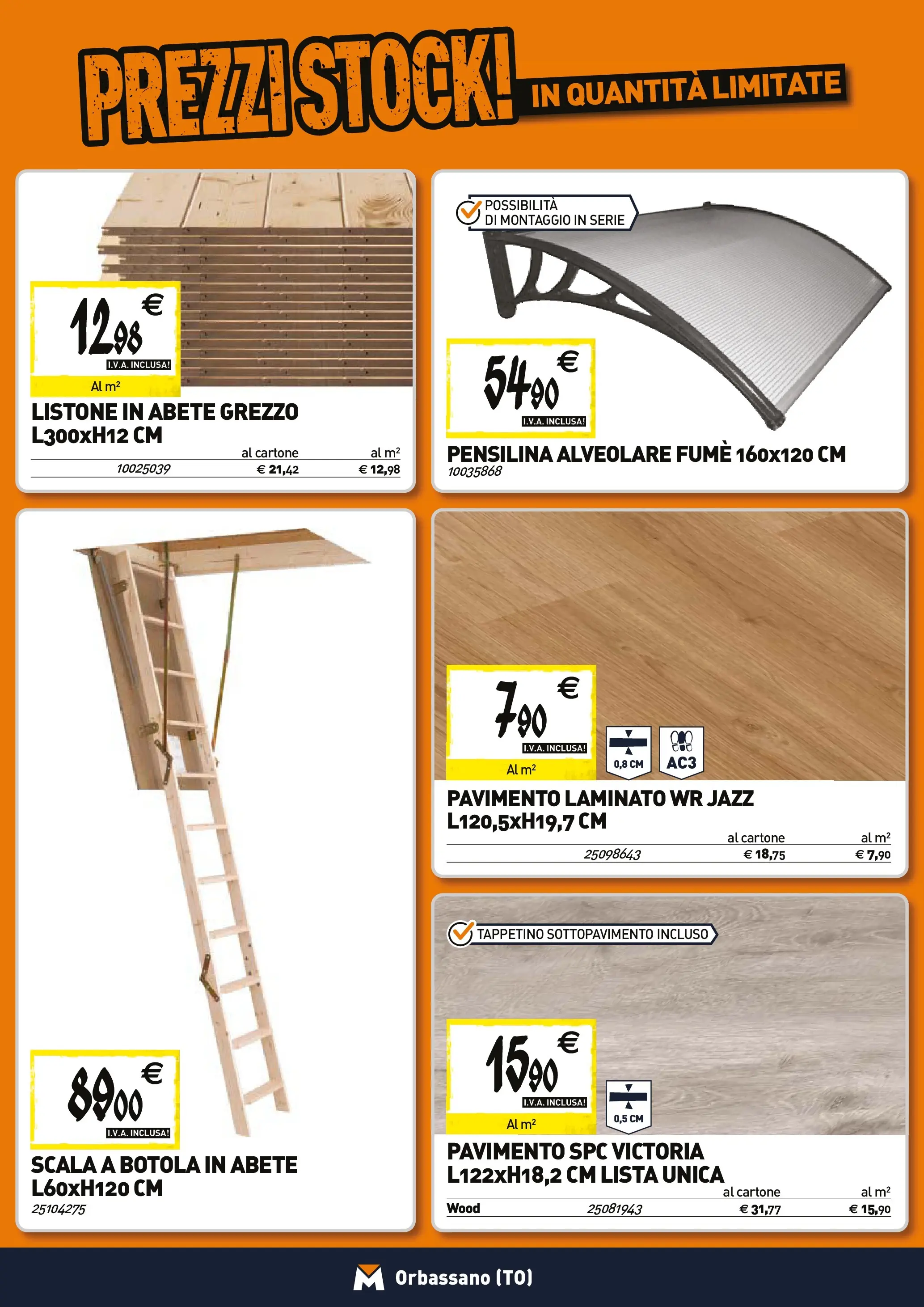 Nuovo TECNOMAT - Straordinari prezzi stock! dal 27/11/2025 > offerte anteprima 🛍️ | Pagina: 12 | Prodotti: Pavimento, Scala