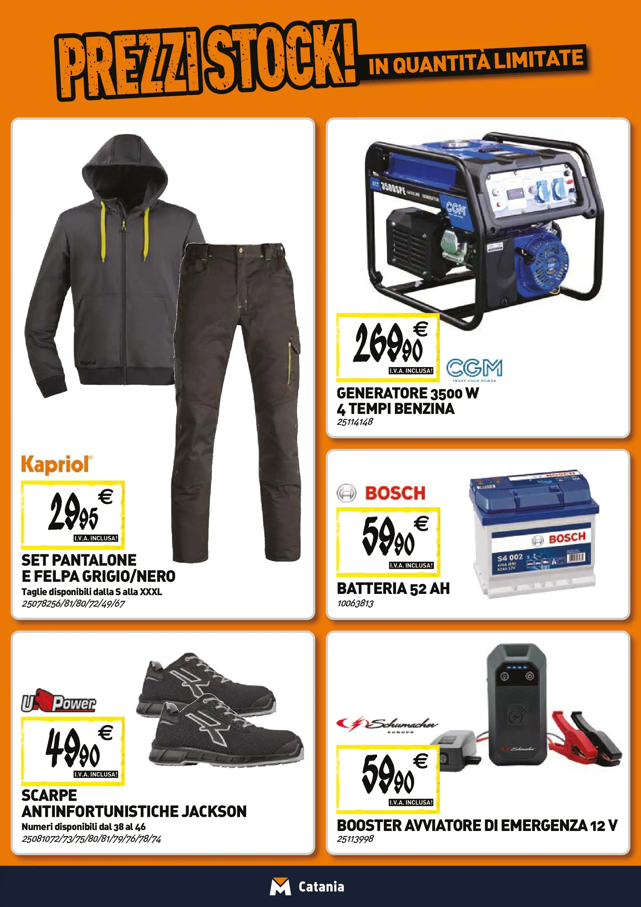 Nuovo TECNOMAT - Straordinari prezzi stock! dal 27/11/2025 > offerte anteprima 🛍️ | Pagina: 16 | Prodotti: Felpa, Scarpe, Generatore, Batteria