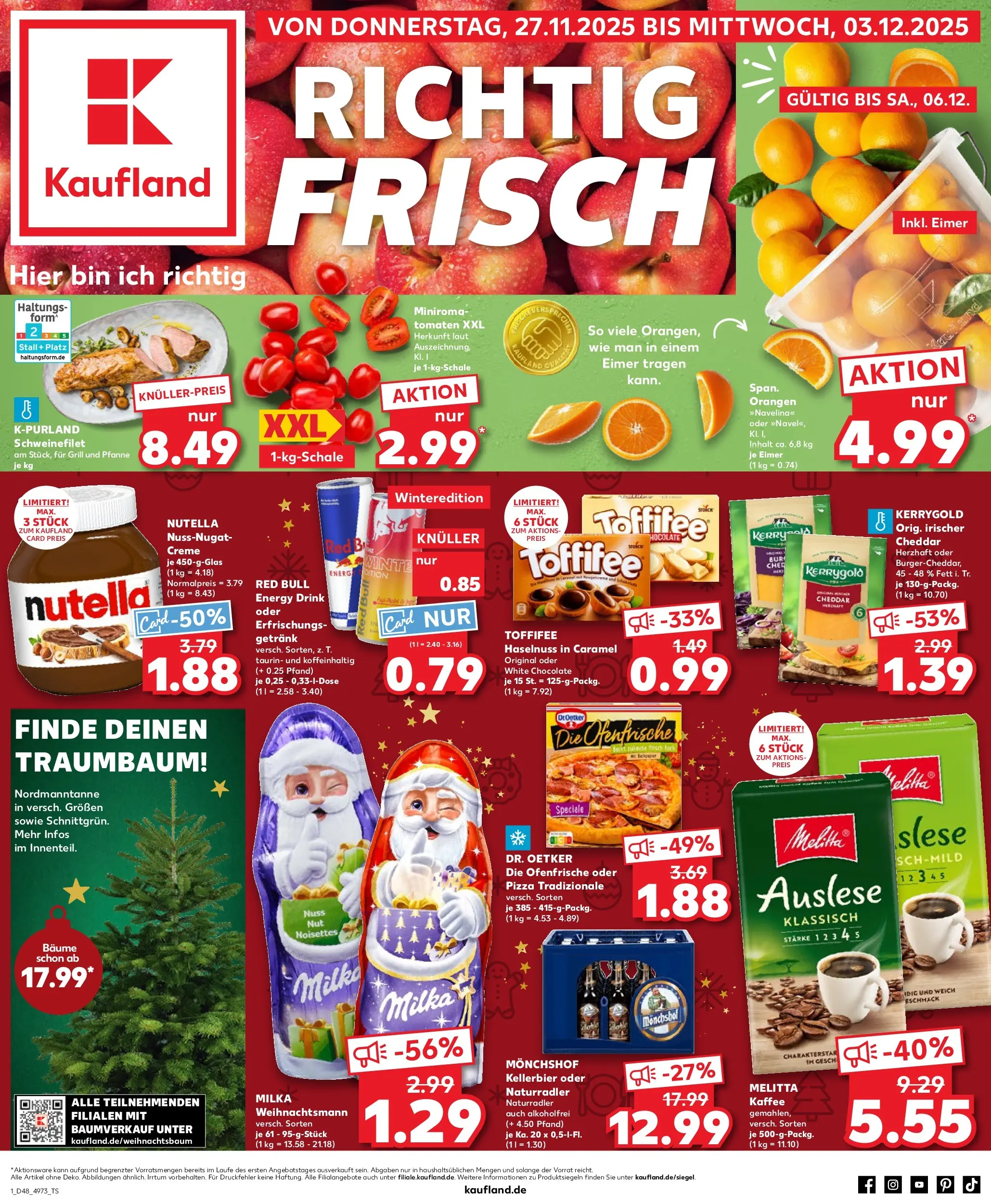 Prospekt Kaufland ab 27.11.2025 » Angebote Online zum Blättern | Seite: 2 | Produkte: Grill, Kaffee, Milka, Ofenfrische