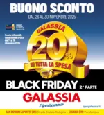 Galassia BLACK FRIDAY BUONO 20% - al 30.11.2025