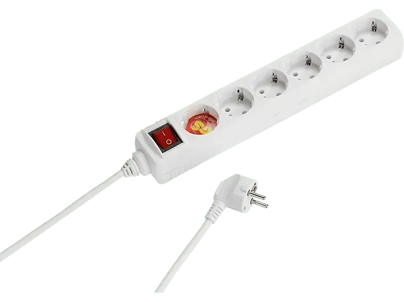 Vivanco 28260 6-fach Steckdosenleiste mit Schalter, 1.4 m