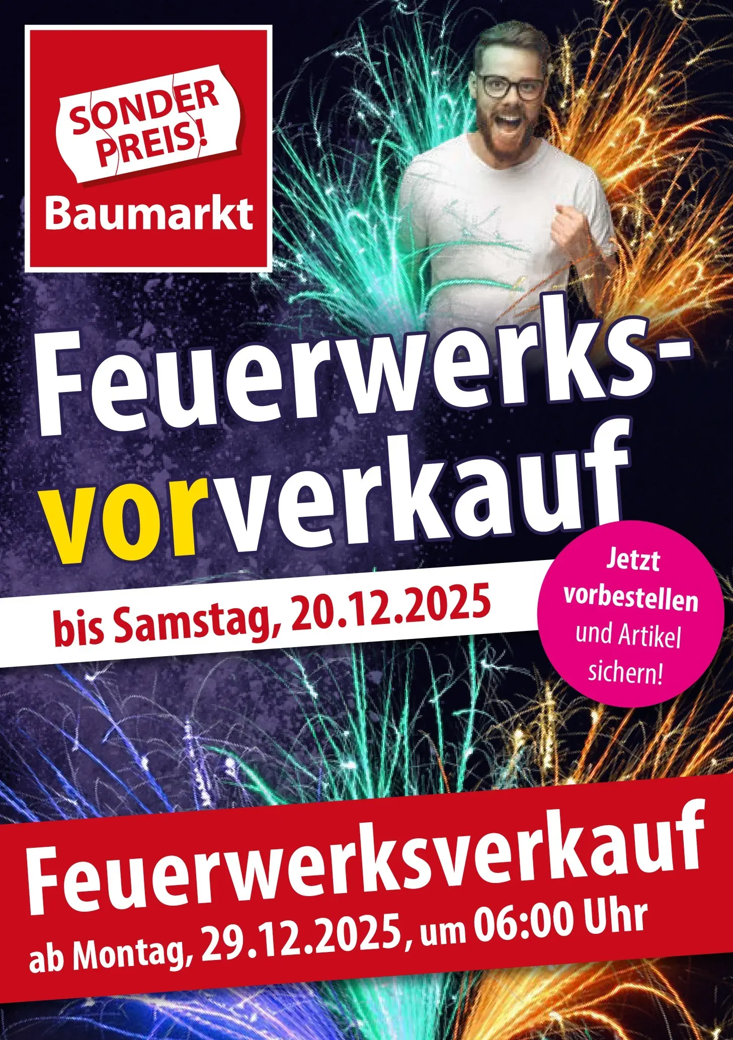 Sonderpreis Baumarkt Sonderpreis Baumarkt I Feuerwerk  (ab 25.11.2025) zum Blättern | Seite: 1 | Produkte: Uhr