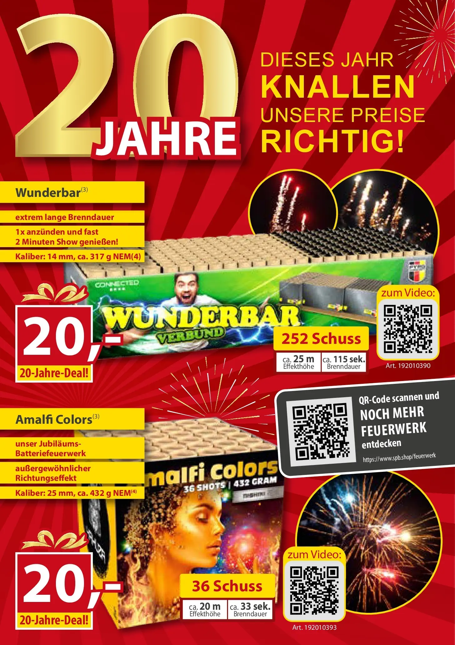 Sonderpreis Baumarkt Sonderpreis Baumarkt I Feuerwerk  (ab 25.11.2025) zum Blättern | Seite: 2 | Produkte: Video