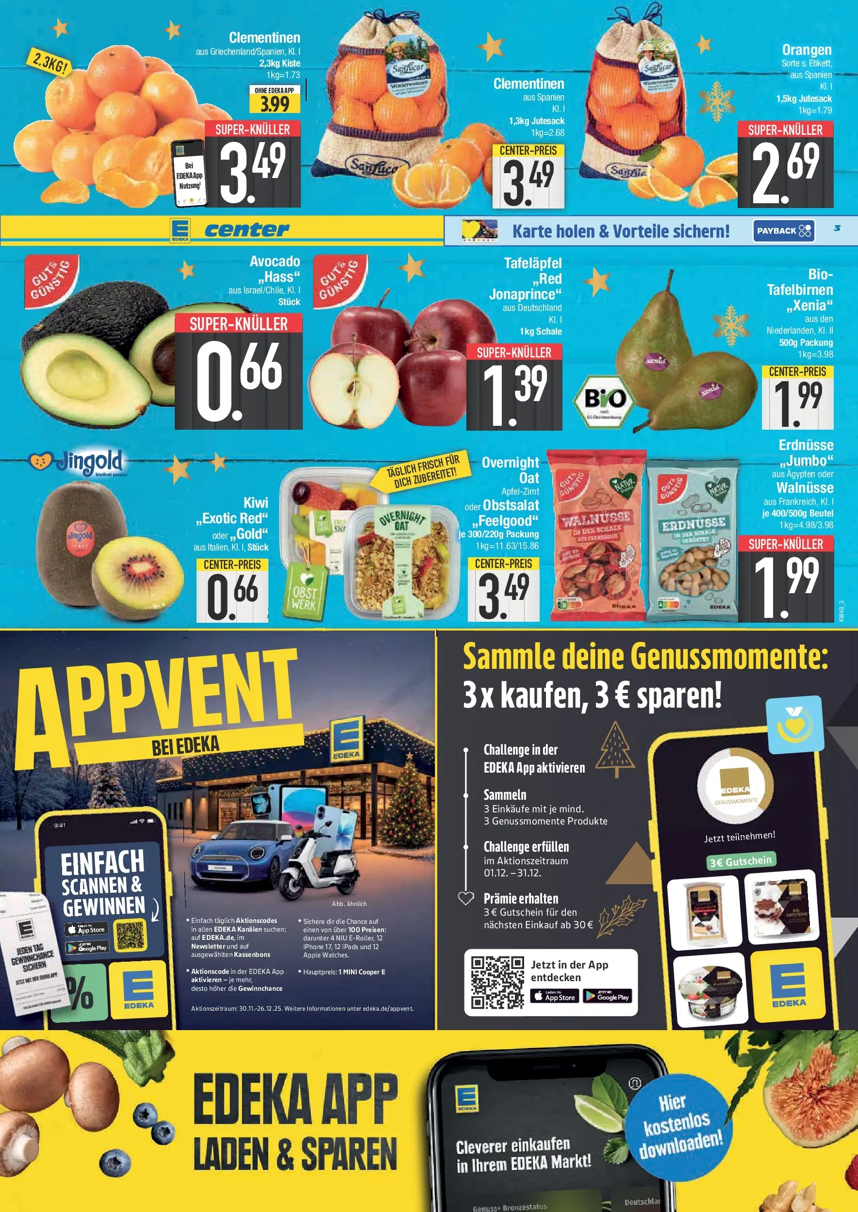 Edeka prospekt München	 (ab 30.11.2025) » Angebote Online | Seite: 3 | Produkte: Orangen, Iphone, Avocado, Kiwi