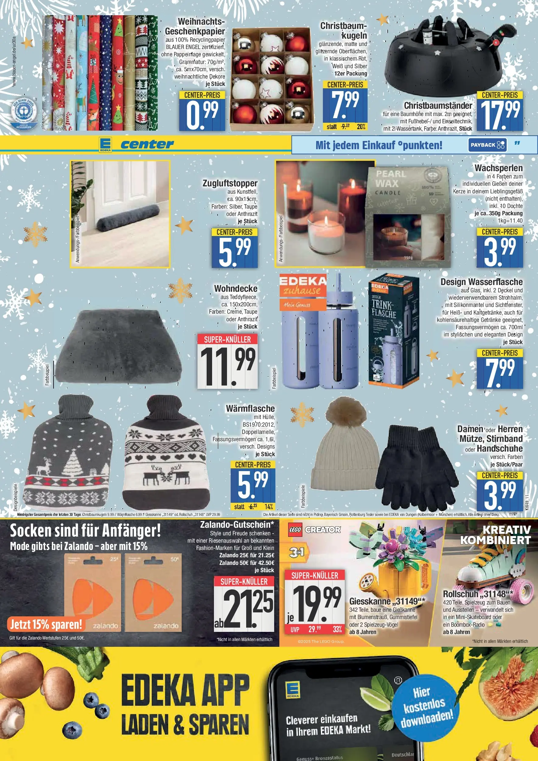 Edeka prospekt Schwabmünchen	 (ab 30.11.2025) » Angebote Online | Seite: 11 | Produkte: Socken, Gummistiefel, Handschuhe