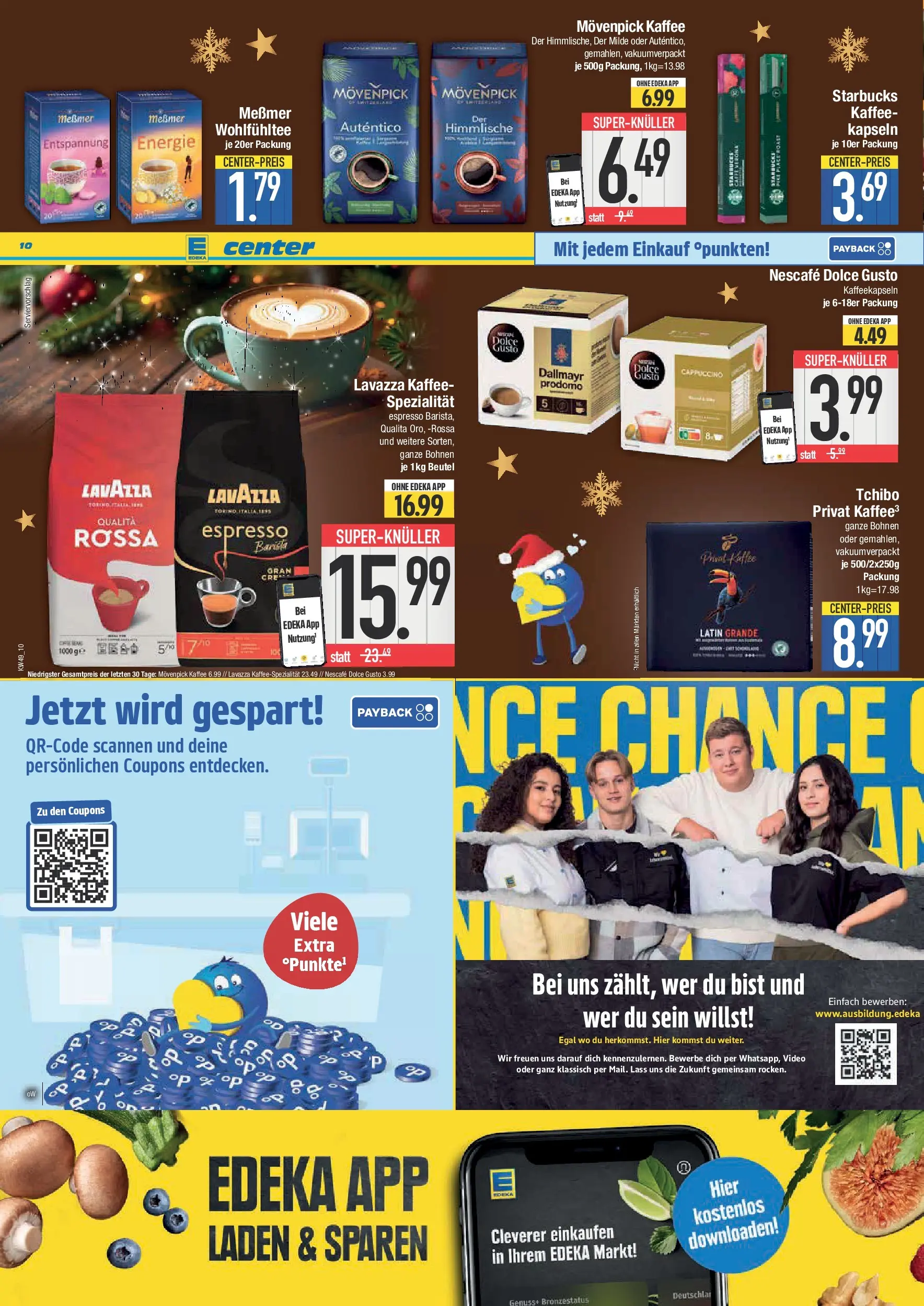 Edeka prospekt Piding	 (ab 01.12.2025) » Angebote Online | Seite: 10 | Produkte: Lavazza, Nescafe, Kaffee, Starbucks
