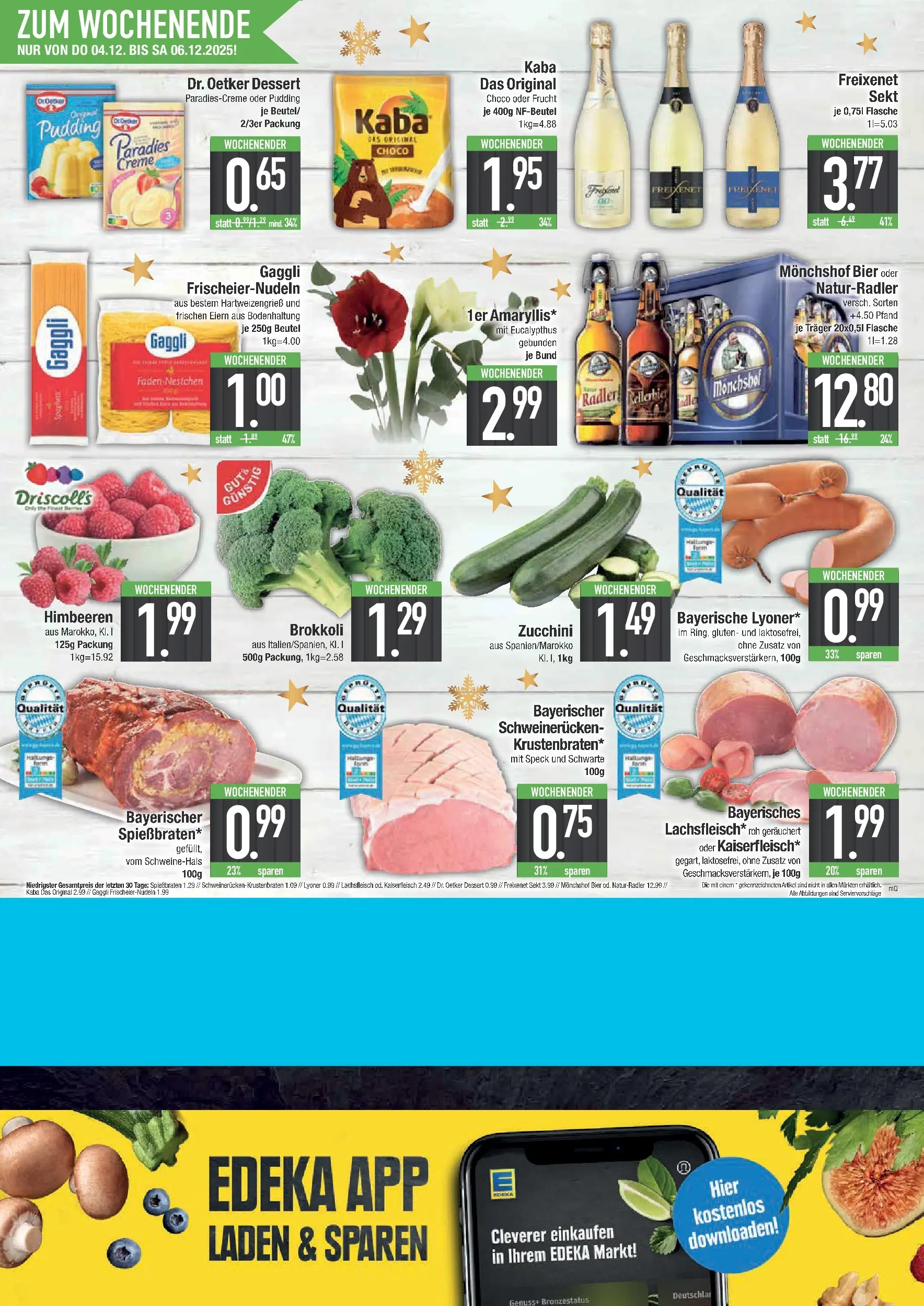 Edeka prospekt München	 (ab 30.11.2025) » Angebote Online | Seite: 20 | Produkte: Himbeeren, Pudding, Brokkoli, Zucchini
