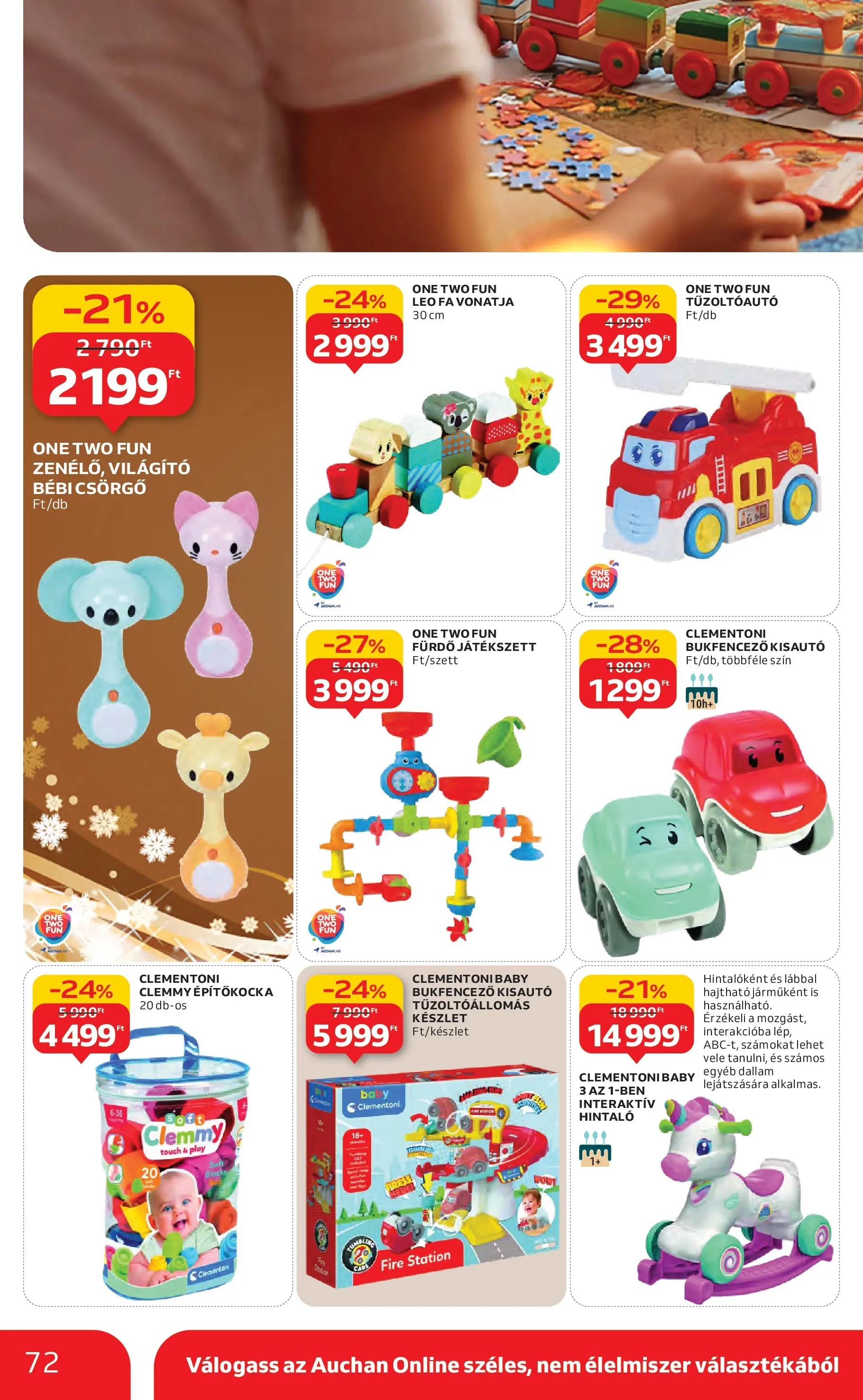 Auchan Akciós újság Székesfehérvár - 2025.11.27. -tól/töl > akció, lapozható szórólap 🛍️ | Oldal: 72