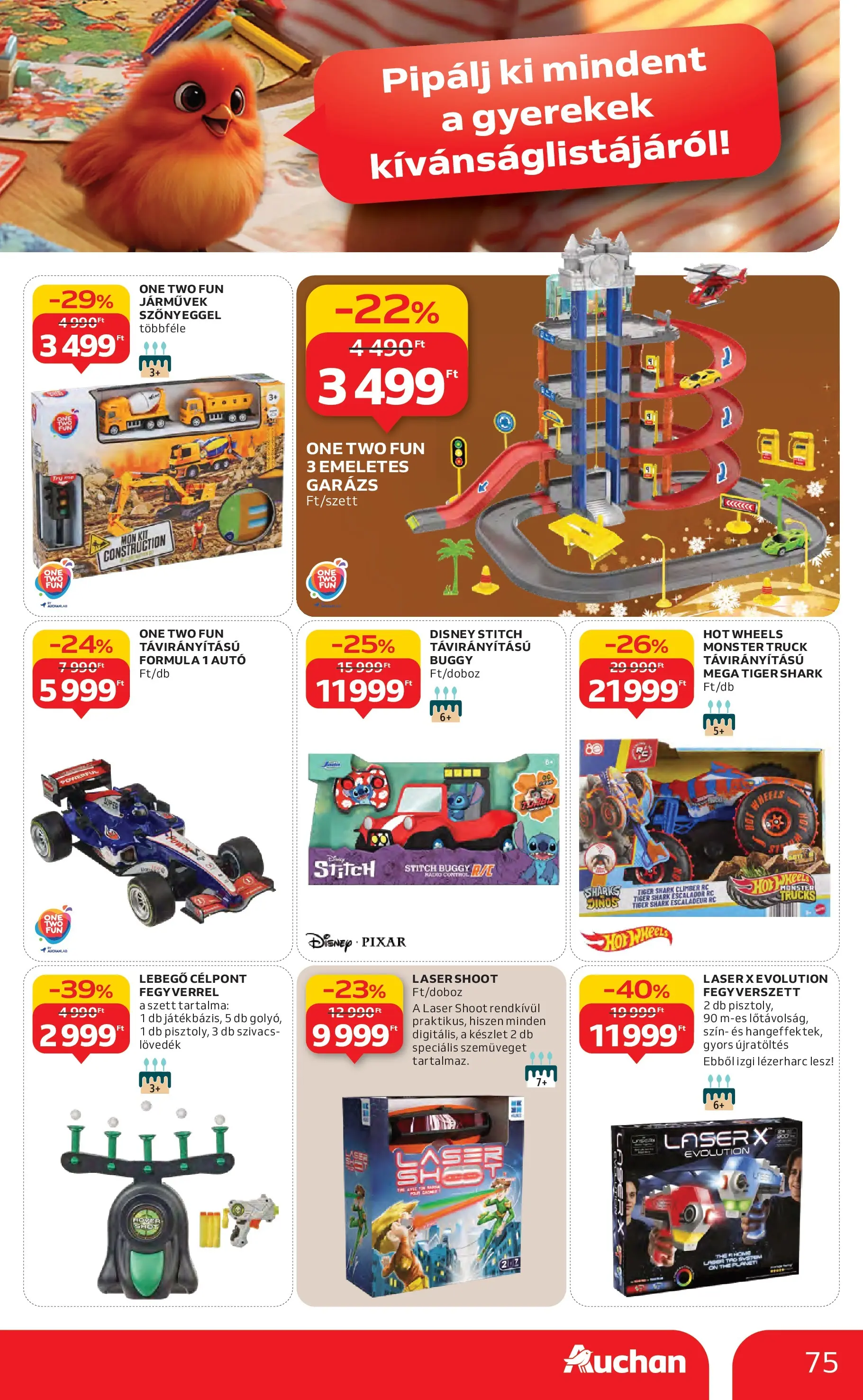 Auchan Akciós újság Székesfehérvár - 2025.11.27. -tól/töl > akció, lapozható szórólap 🛍️ | Oldal: 75