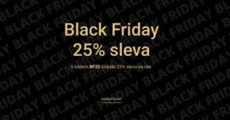 Black Friday 25% sleva