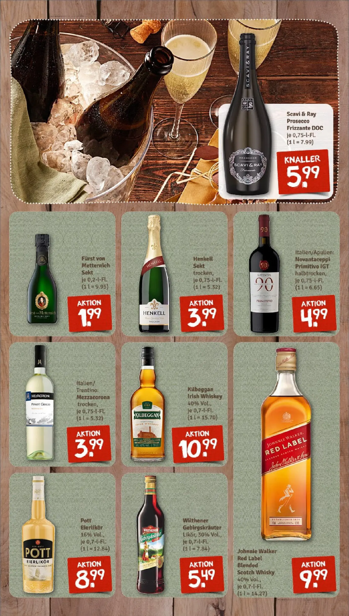 REWE Prospekt ab 01.12.2025 zum Blättern » Angebote | Seite: 10 | Produkte: Furst von metternich, Wilthener, Wilthener gebirgskrauter, Whiskey