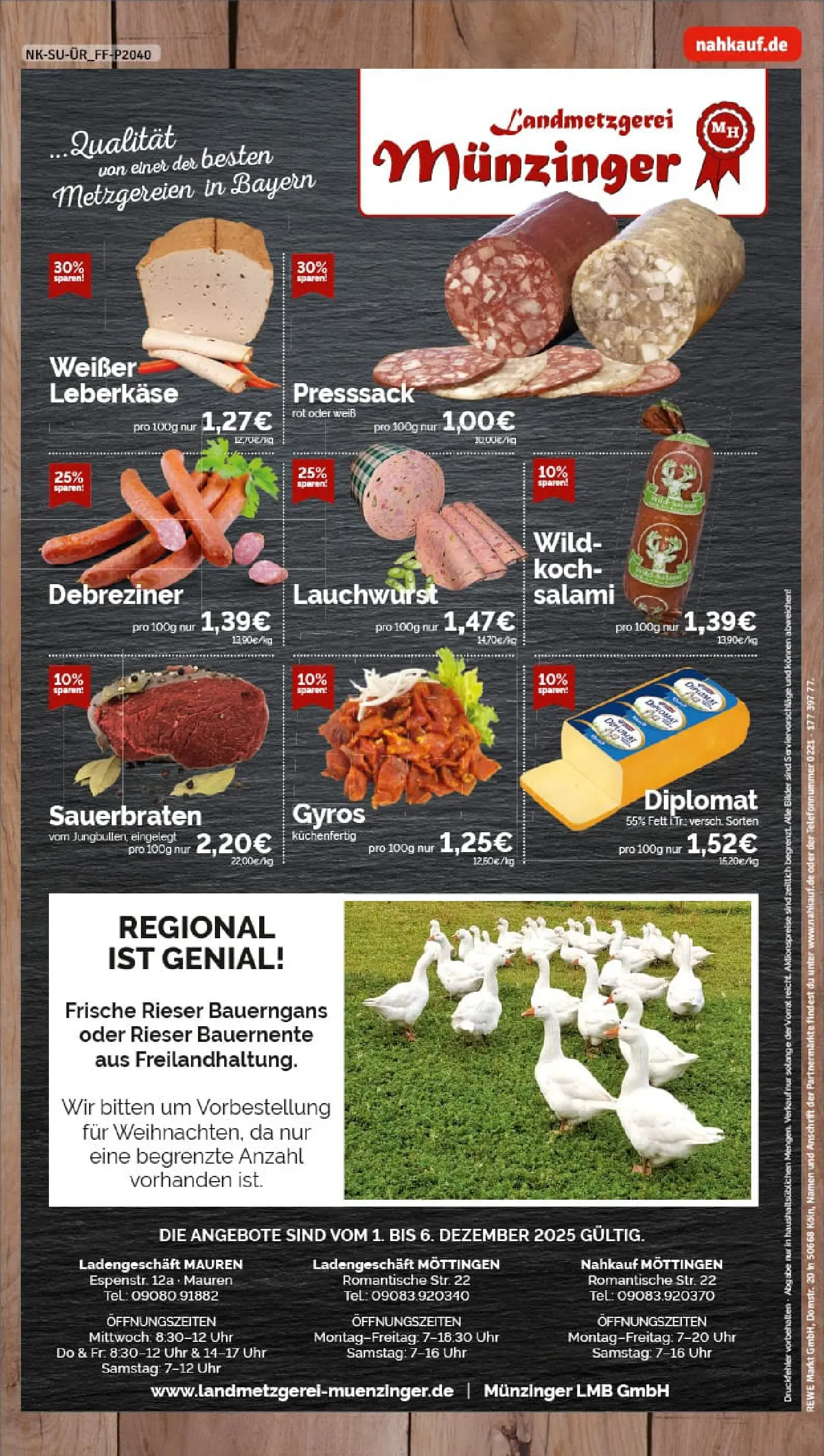 REWE Prospekt ab 01.12.2025 zum Blättern » Angebote | Seite: 8