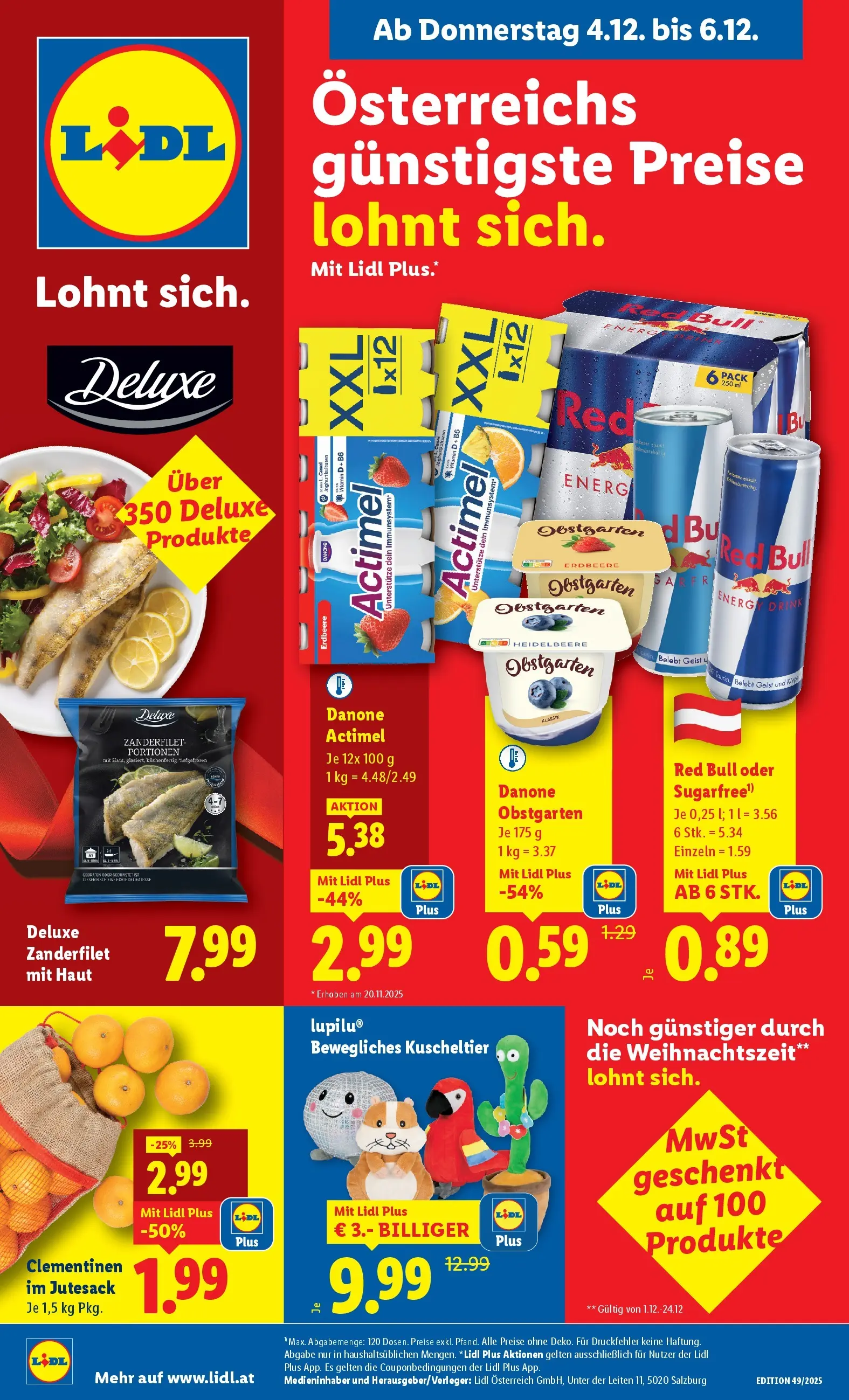 Lidl - Lidl: Flugblatt in deiner Nähe ab 03.12.2025 - Angebote ab donnerstag | Seite: 1