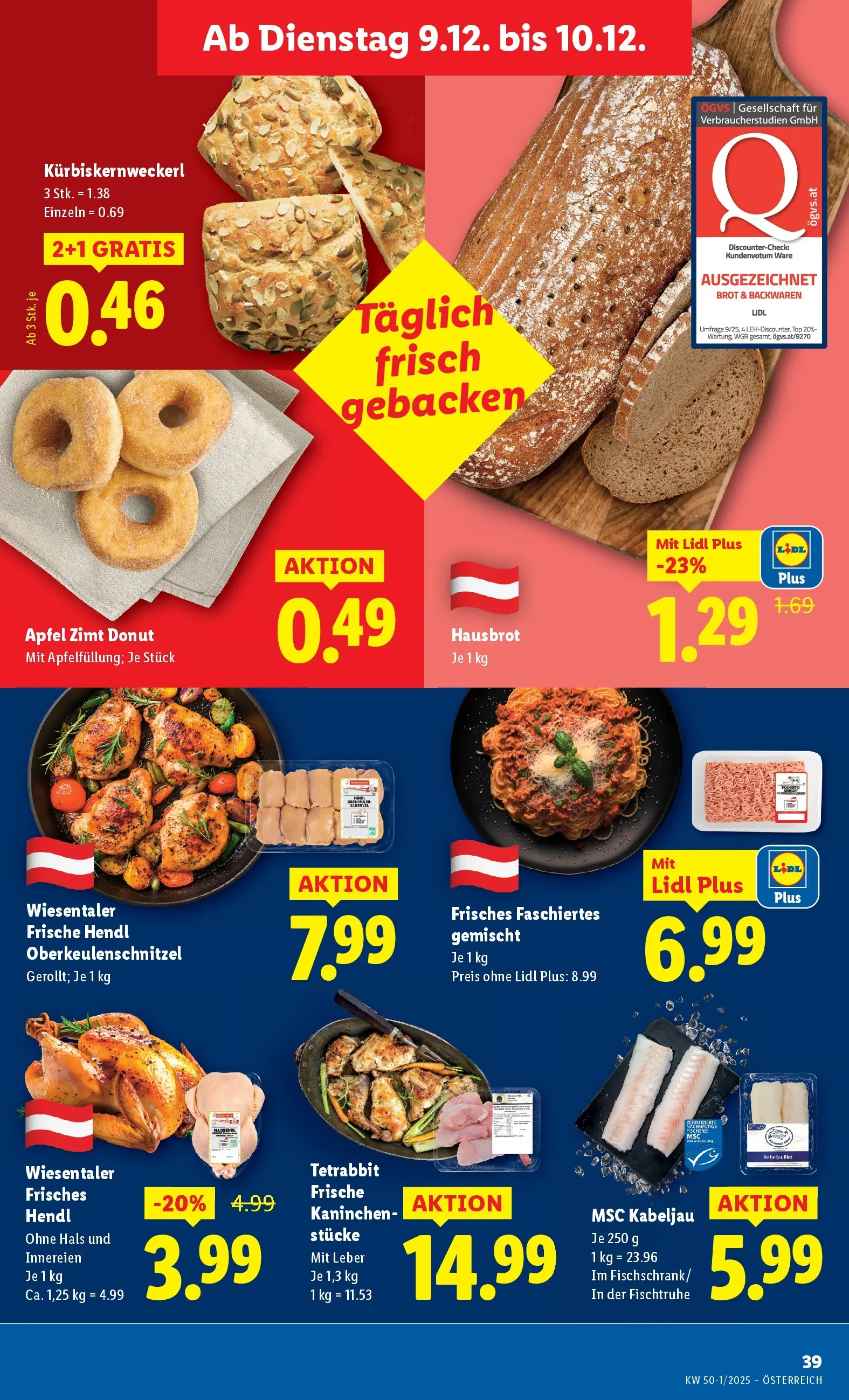 Lidl - Lidl: Flugblatt in deiner Nähe ab 03.12.2025 - Angebote ab donnerstag | Seite: 43 | Produkte: Brot, Äpfel