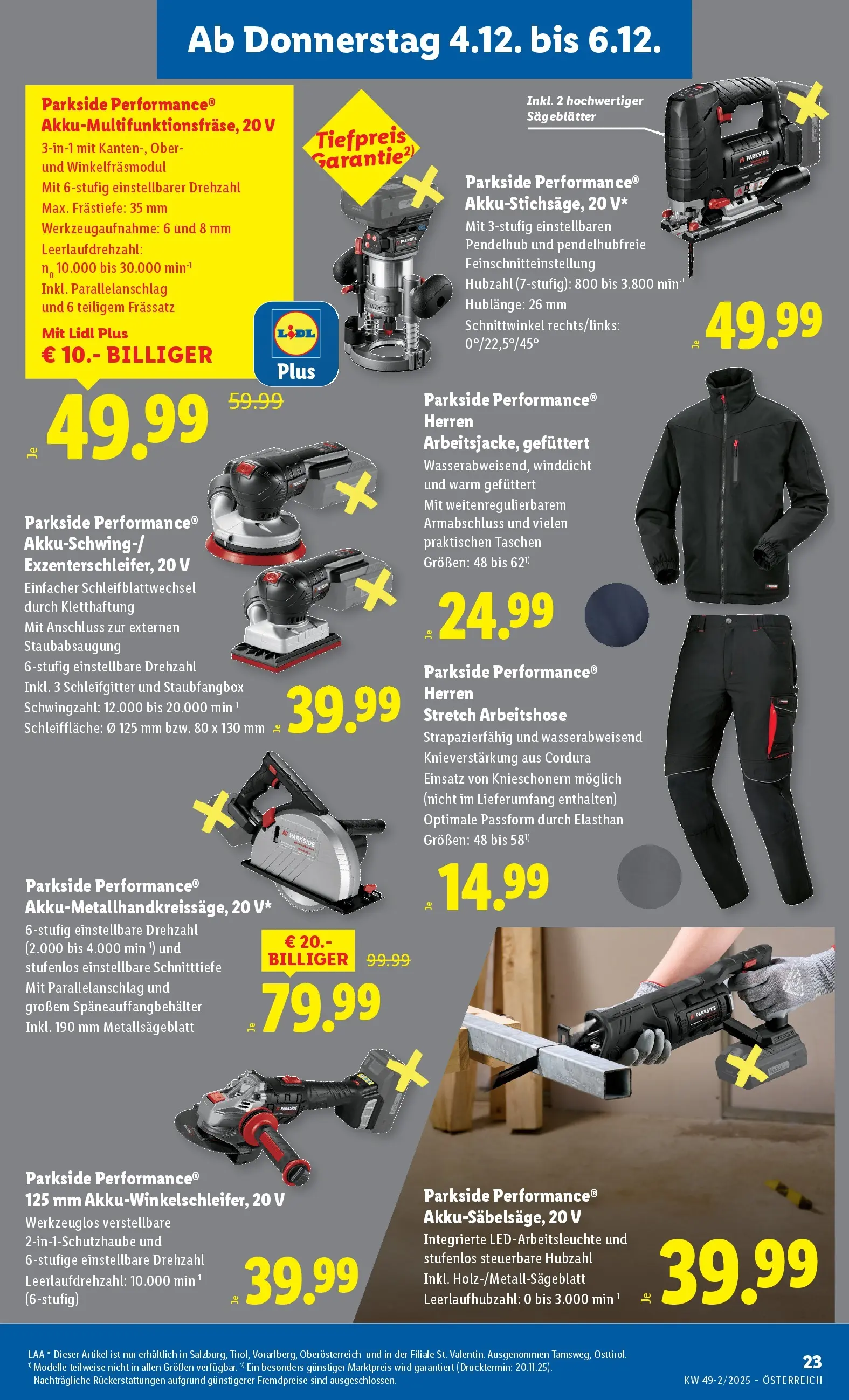 Lidl Flugblatt - Jenbach, Eferding, Dornbirn ab 04.12.2025 - Angebote ab donnerstag | Seite: 25