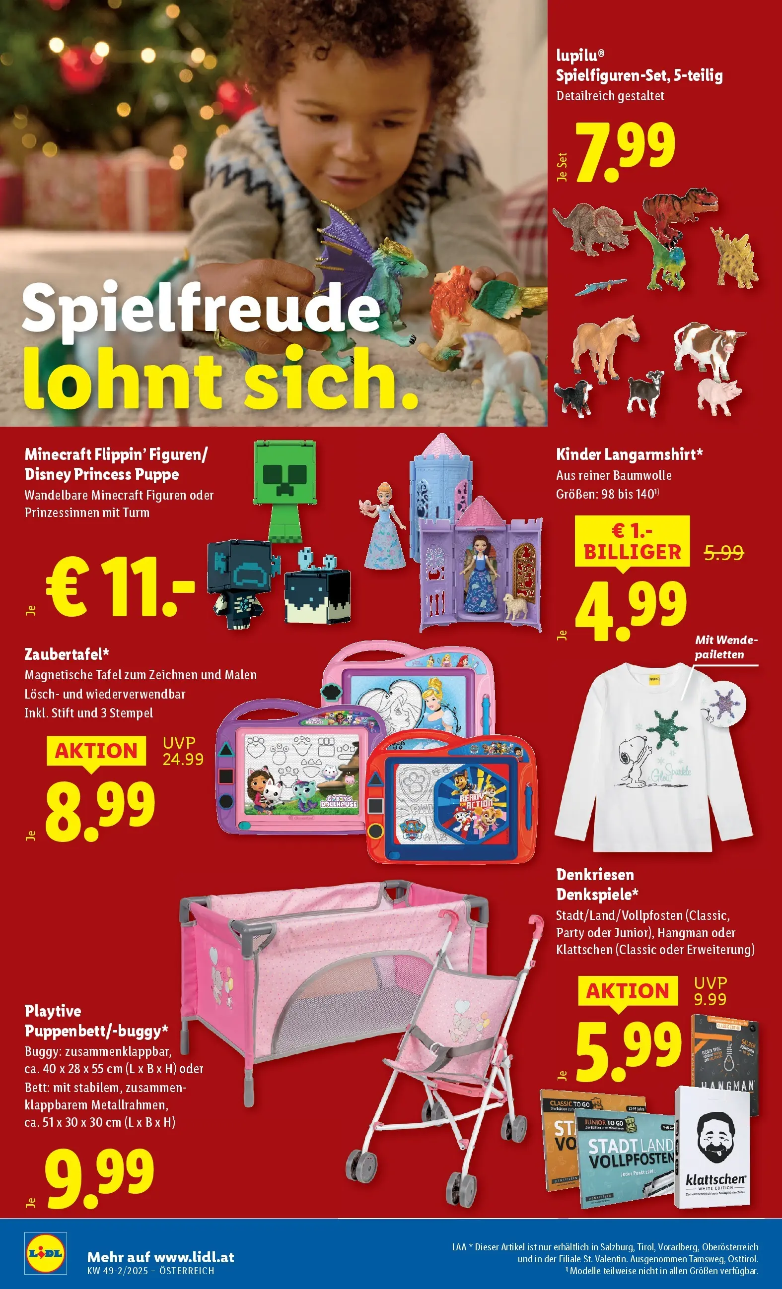 Lidl Flugblatt - Jenbach, Eferding, Dornbirn ab 04.12.2025 - Angebote ab donnerstag | Seite: 28 | Produkte: Bett