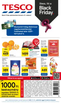 Tesco Hipermarket - Black Friday - amely érvényes a következő dátumtól: 27.11.2025 Tesco Hipermarket - Black Friday - amely érvényes a következő dátumtól: 27.11.2025