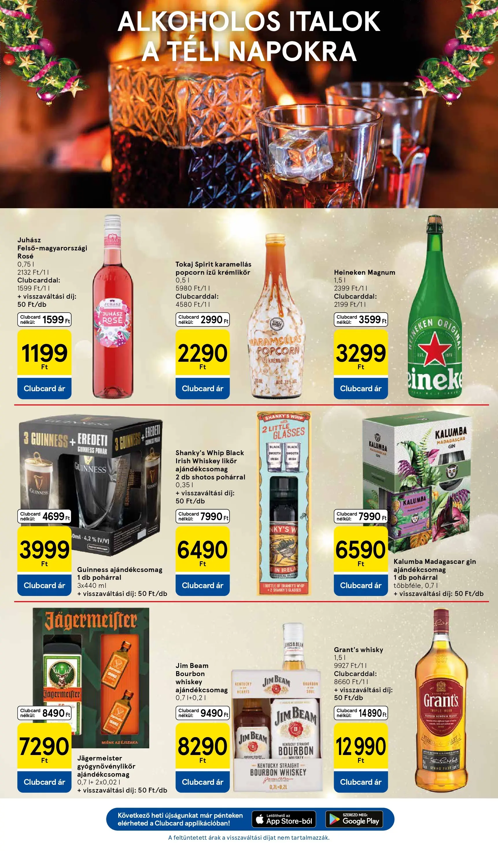 Tesco - Tesco újság érvényessége 2025.12.03-ig - 2025.11.26.-tól - online | Oldal: 9 | Termékek: Magnum, Whiskey, Irish whiskey, Likőr
