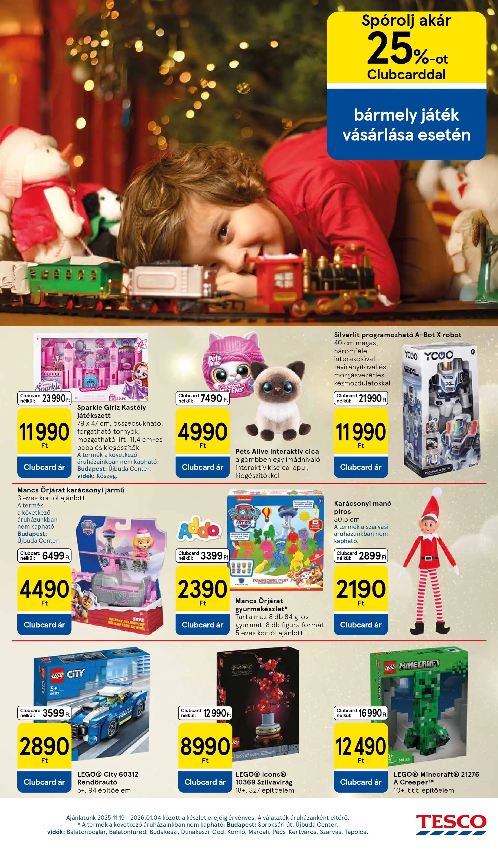 Tesco - Tesco újság érvényessége 2025.12.03-ig - 2025.11.26.-tól - online | Oldal: 13 | Termékek: PC, Játék, Robot