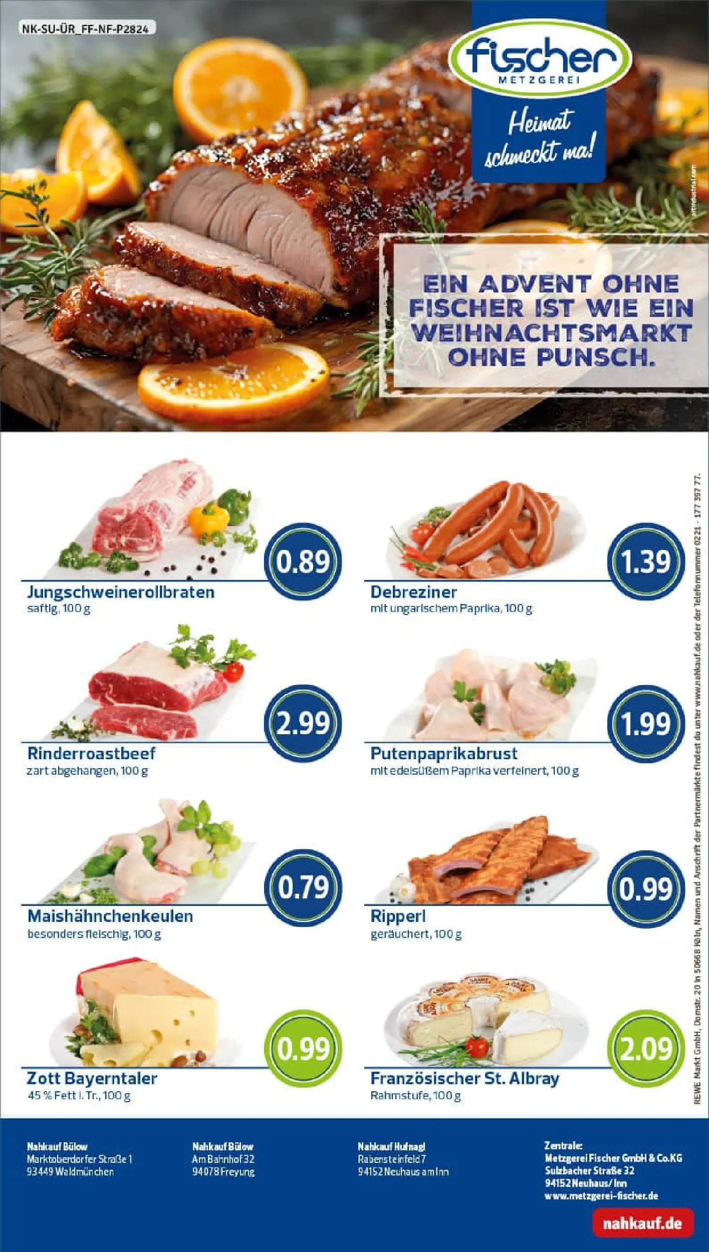 REWE Prospekt ab 01.12.2025 zum Blättern » Angebote | Seite: 8 | Produkte: Paprika